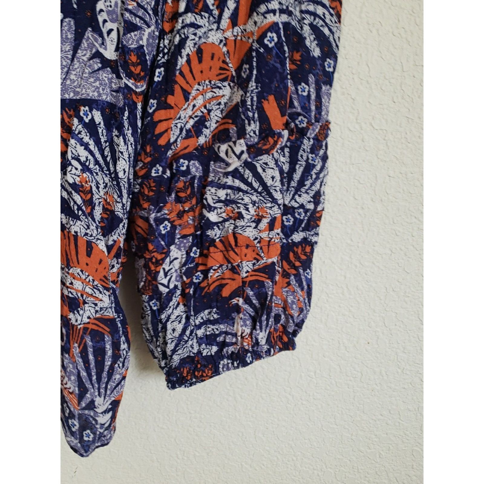 Anthropologie Maeve anthroplogie womens Size Medium floral v neck blouse Size M / US 6-8 / IT 42-44 - 8 Thumbnail