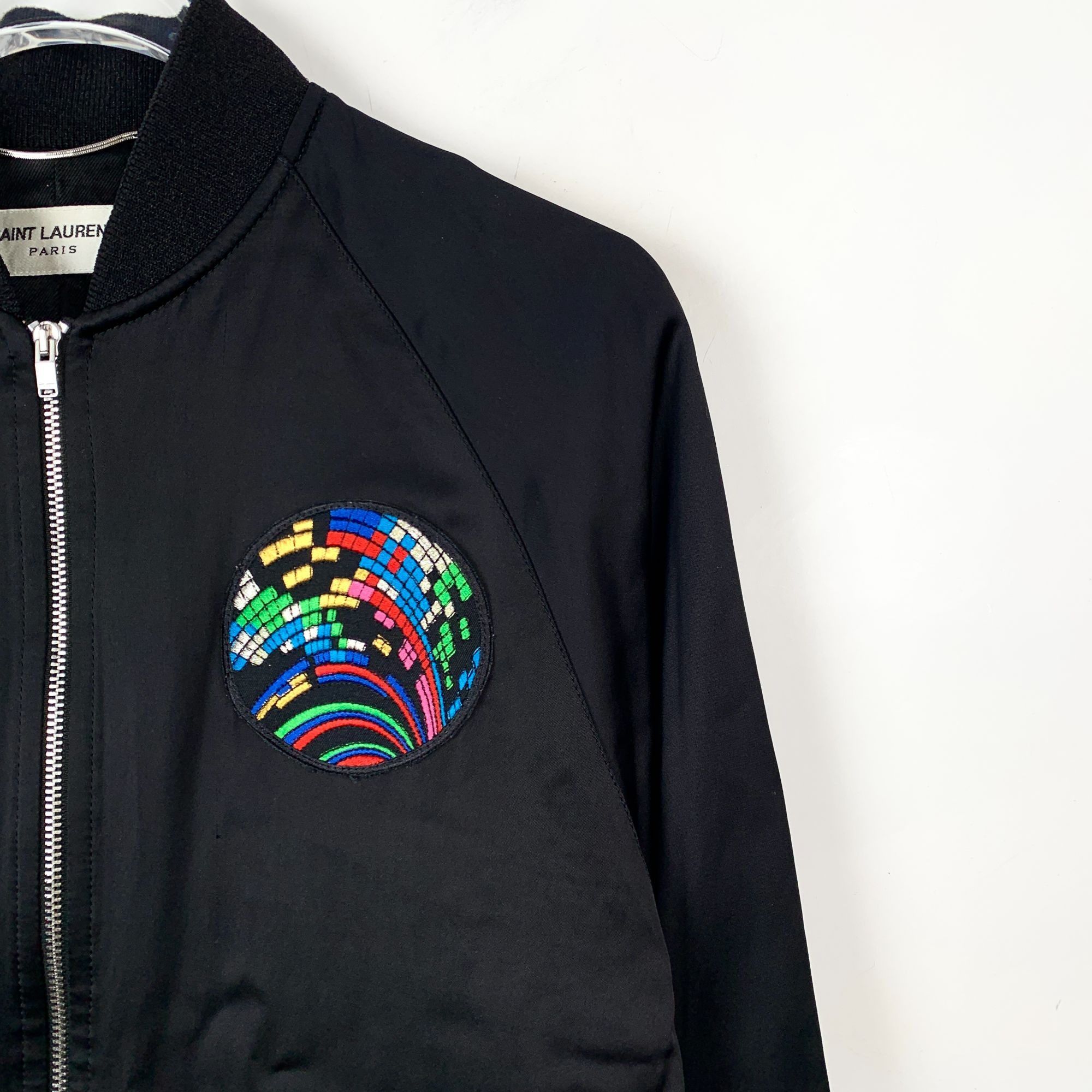 Saint Laurent Paris Saint Laurent Black Shark Zip Jacket (Size 48/M) Size M / US 6-8 / IT 42-44 - 2 Thumbnail