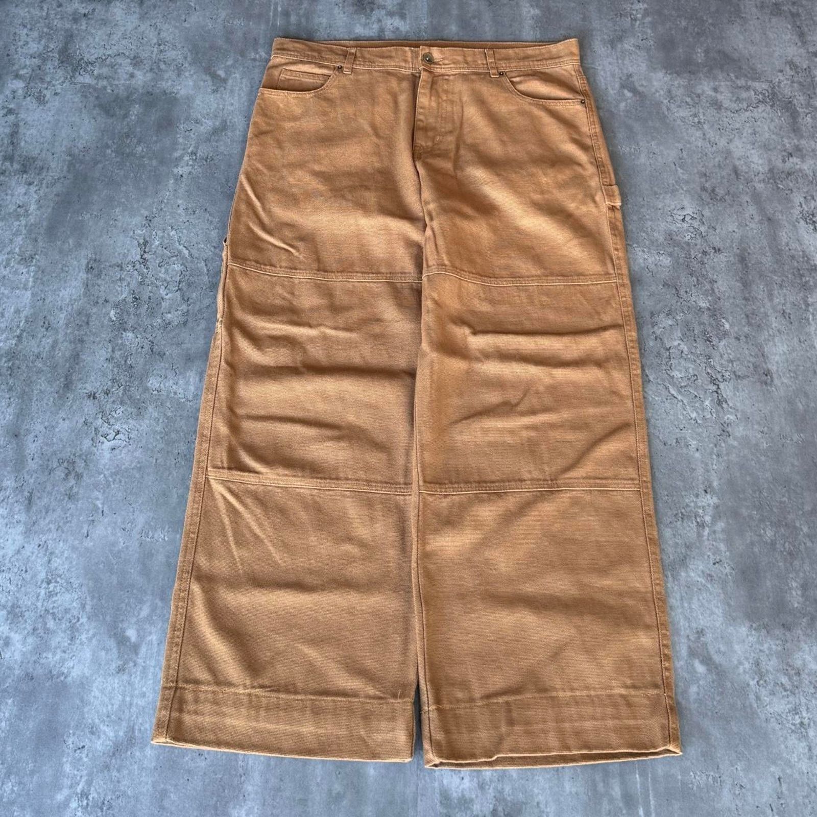 Carhartt × Carhartt Wip × JNCO Carhartt Style Double Knee Baggy Wide Leg Carpenter Pants Size US 36 / EU 52 - 1 Thumbnail