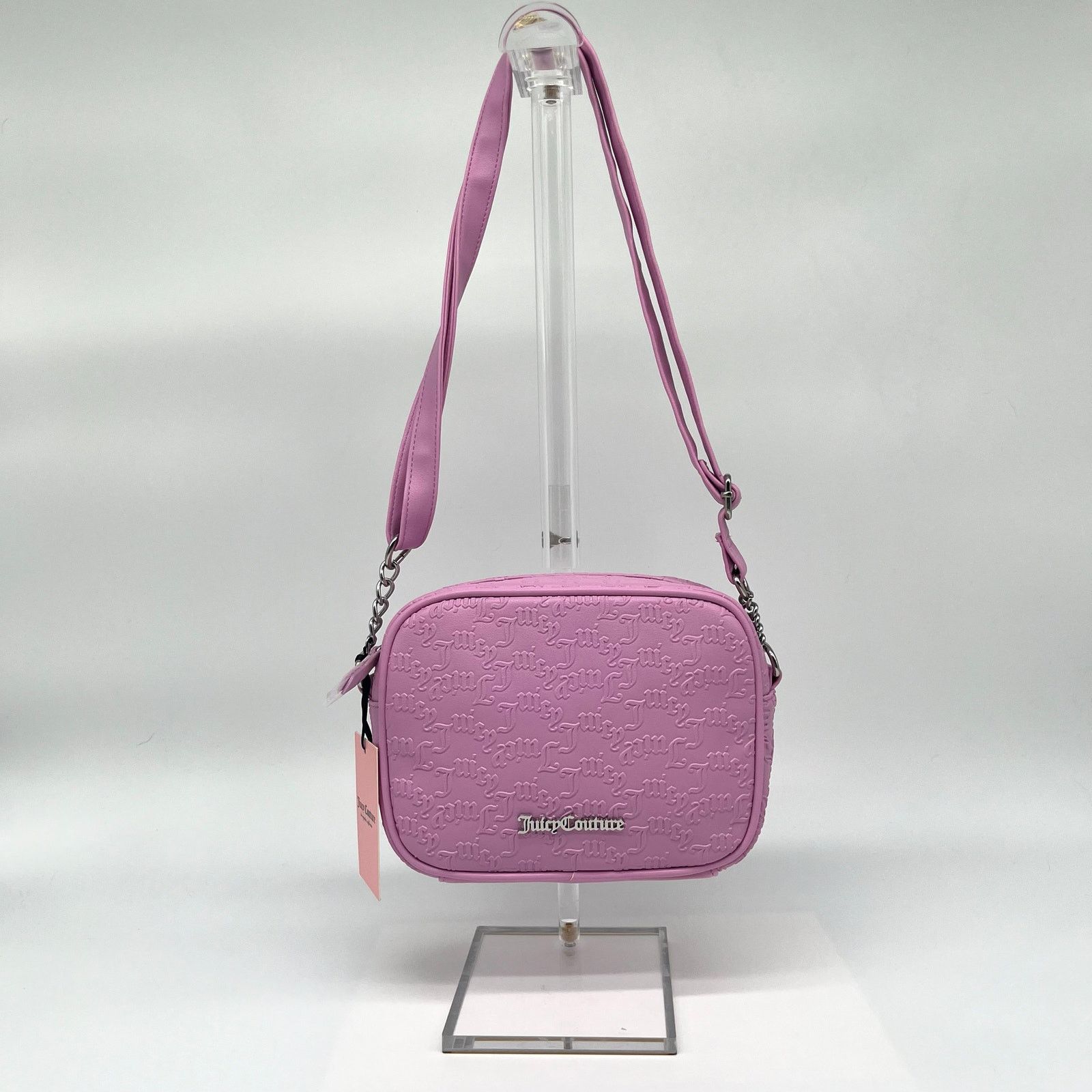Juicy Couture JUICY COUTURE NWT Pink Embossed Crossbody Bag Size ONE SIZE - 1 Thumbnail
