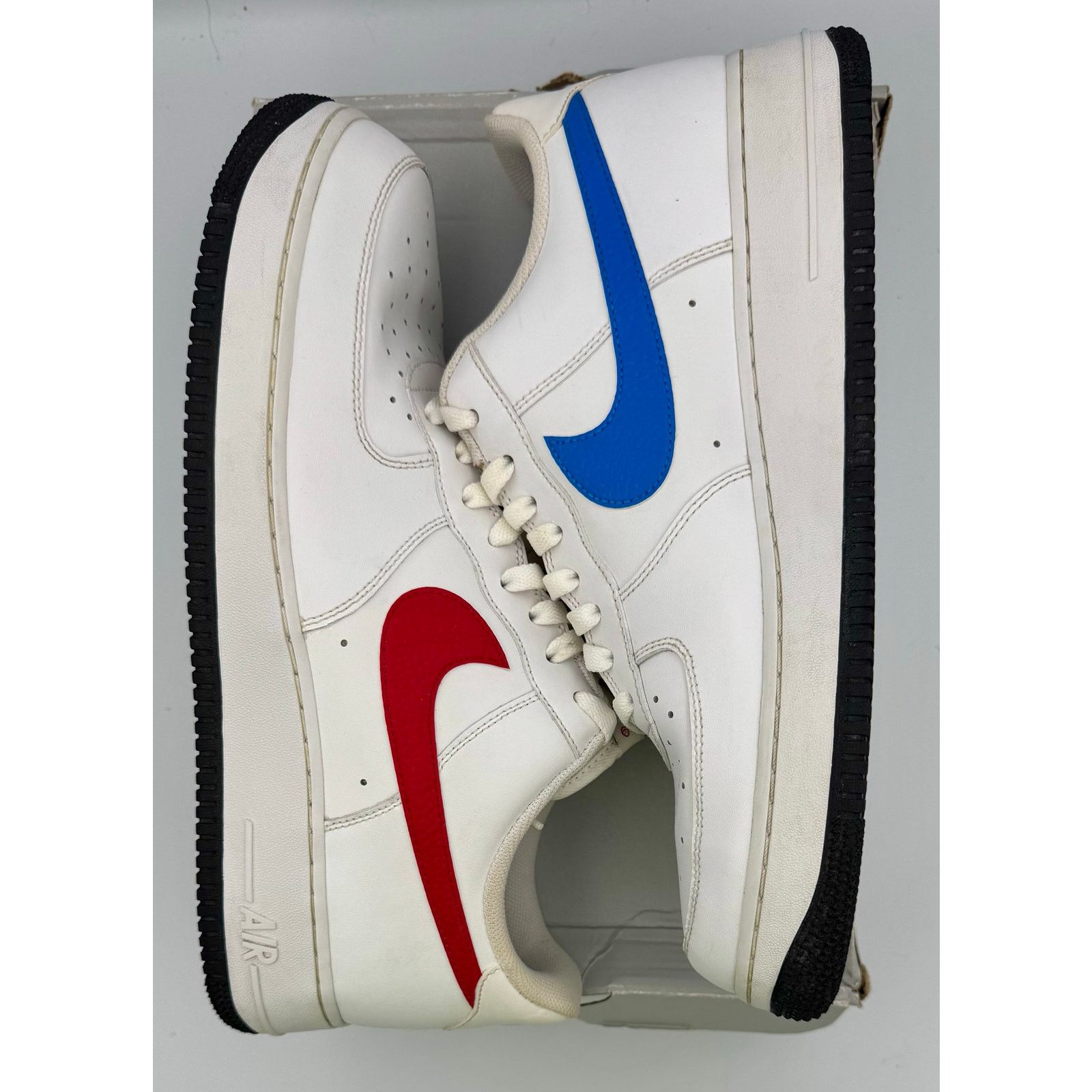 Nike Nike Air Force 1 Low White Red Blue Men's CT2816-100 - US12 Size US 12 / EU 45 - 5 Thumbnail