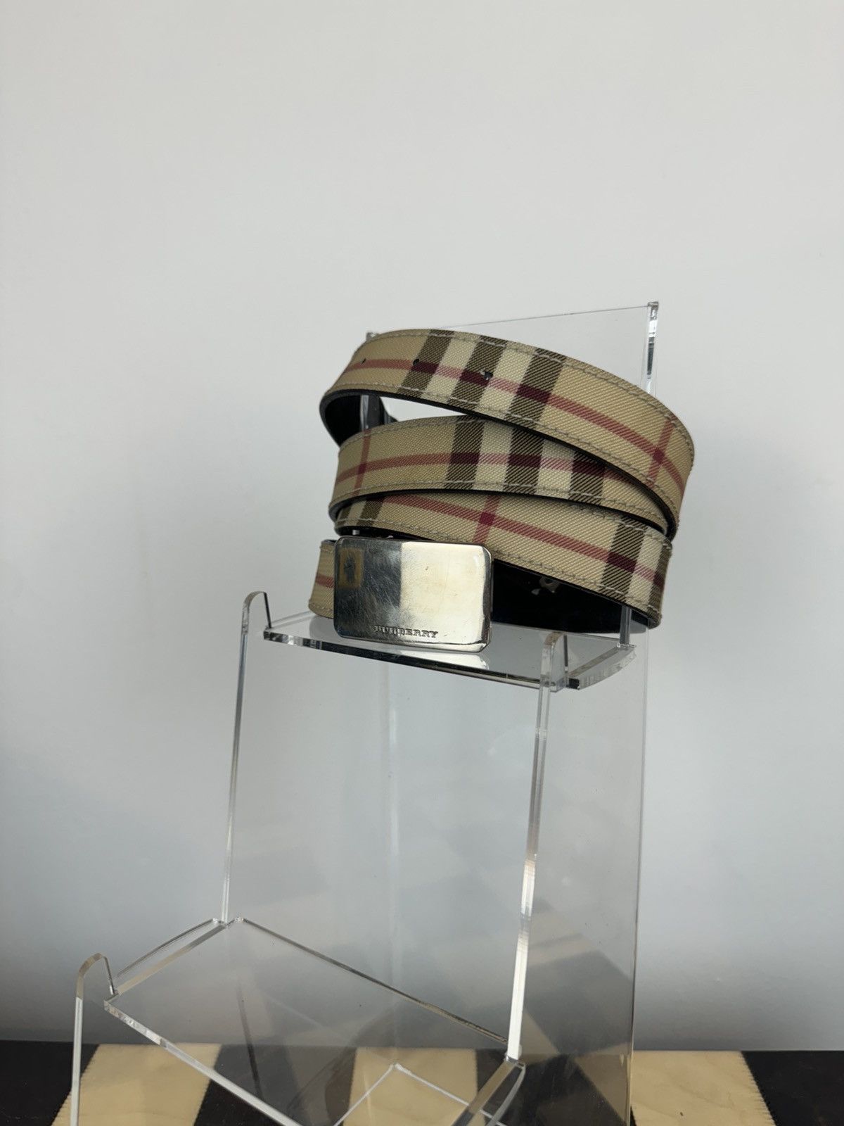 Burberry Leather belt Burberry y2k original luxury casual item Size ONE SIZE - 2 Thumbnail