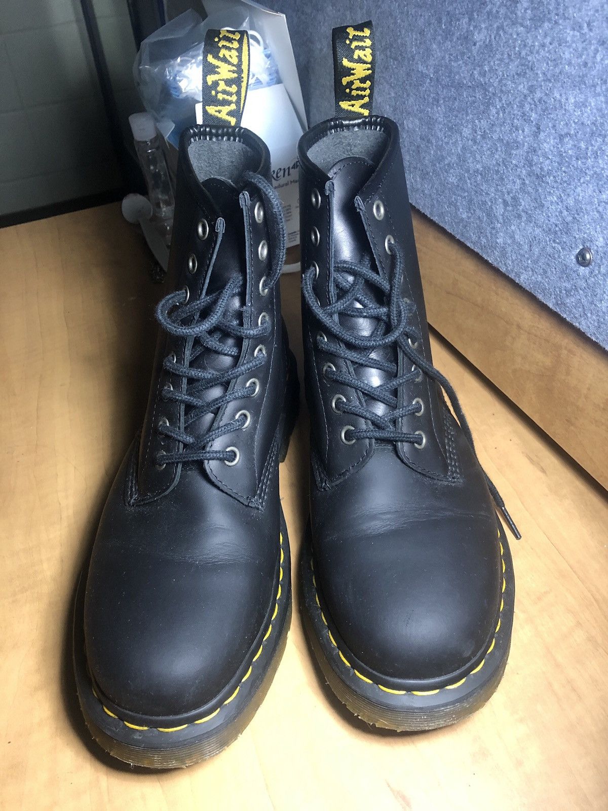 Dr. Martens Dr. Martens Matte Black Boots Size US 9 / EU 42 - 2 Thumbnail