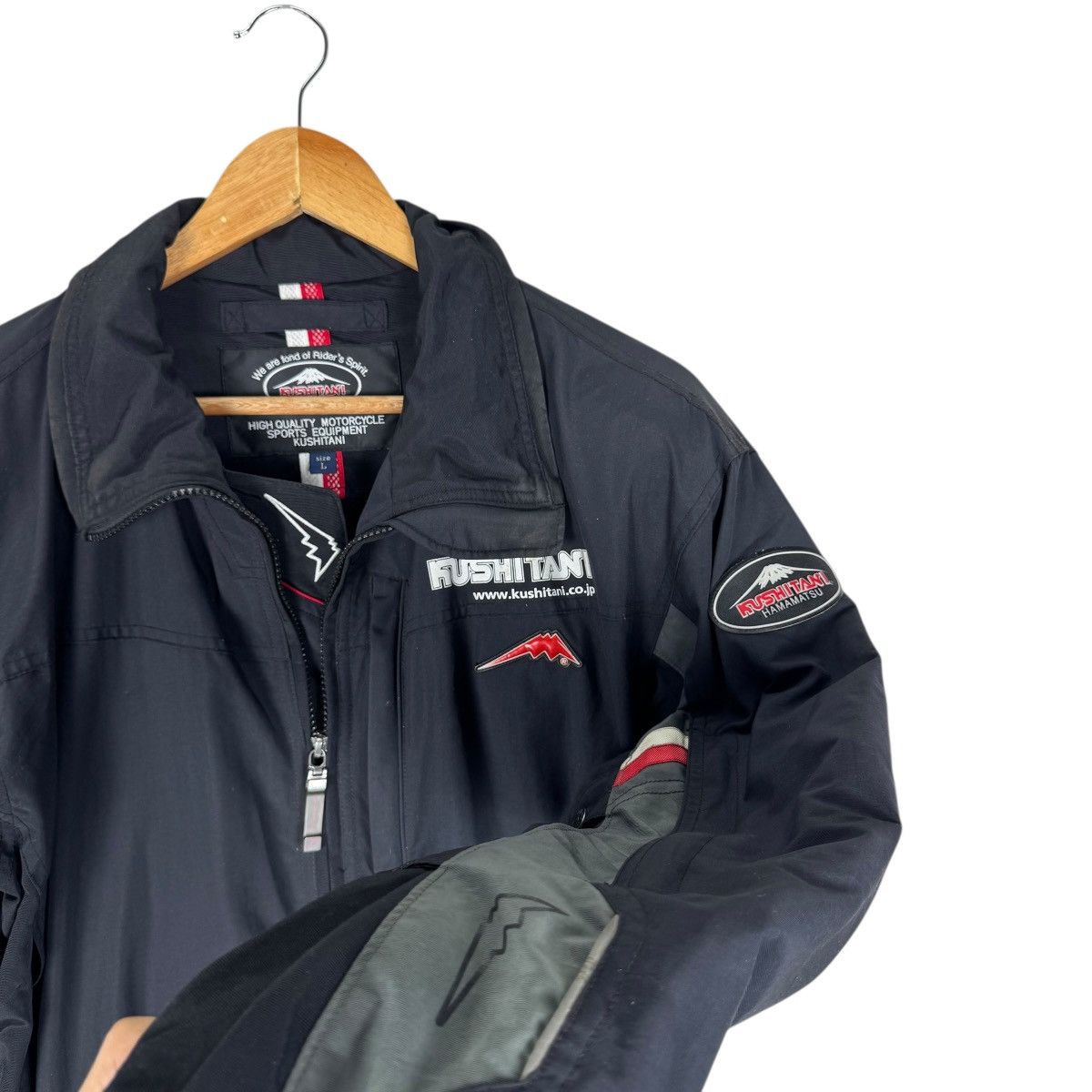 Sports Specialties 🌟KUSHITANI HAMAMATSU BIKERS JACKET Size US L / EU 52-54 / 3 - 5 Thumbnail