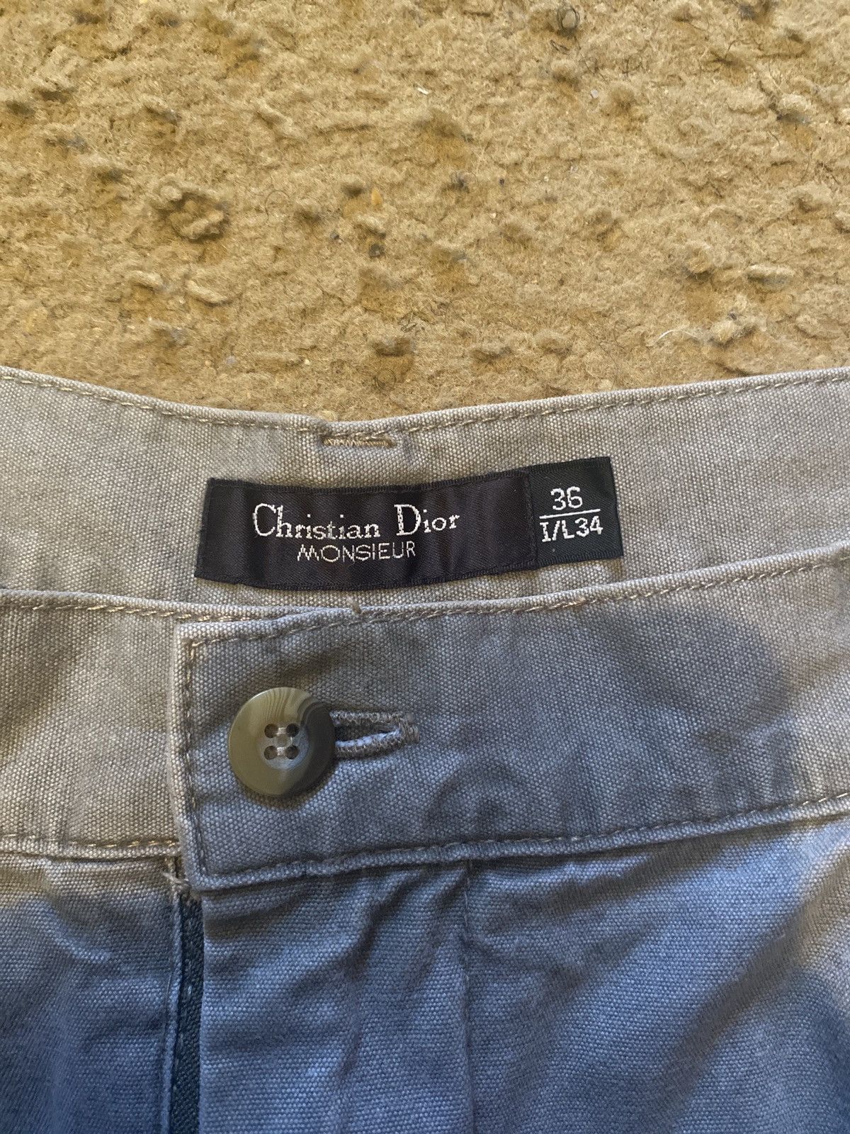 Christian Dior Monsieur Vintage Christian Dior Monsieur Mens Grey Pants Size US 36 / EU 52 - 2 Thumbnail