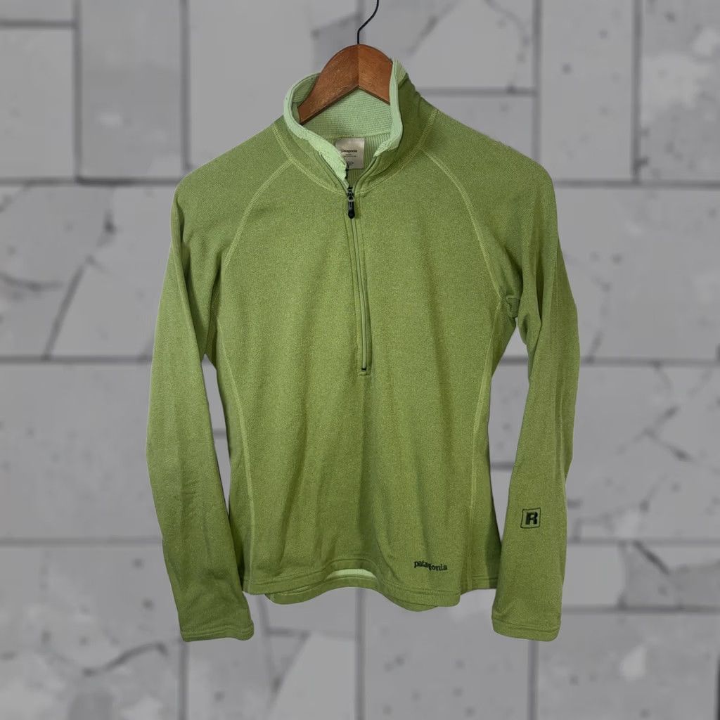 Patagonia Patagonia Pullover Womens S Green Vtg Quarter Zip POLARTEC USA Size S / US 4 / IT 40 - 1 Thumbnail