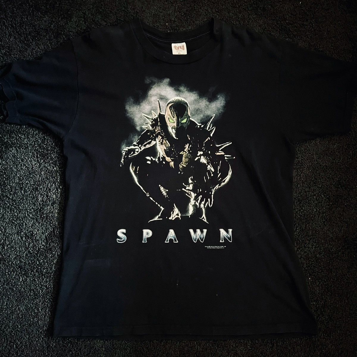 image of Movie x Vintage Spawn Shirt in Black, Men's (Size XL)