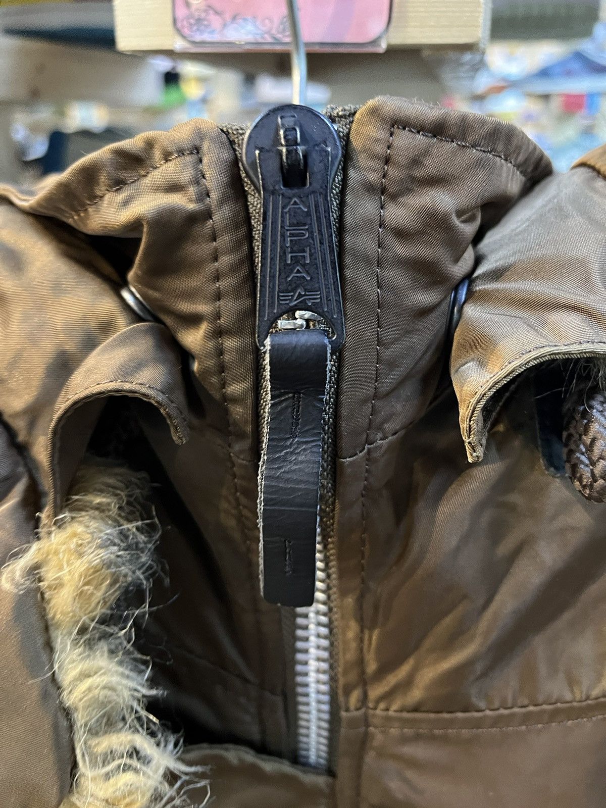 Alpha Industries × Vintage ALPHA INDUSTRIES MOHAIR JACKET Size US XL / EU 56 / 4 - 2 Thumbnail