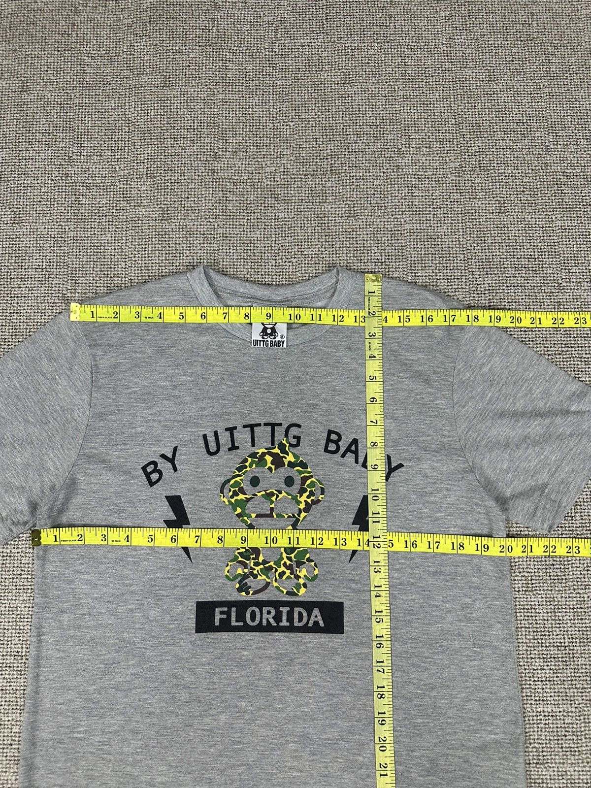 Japanese Brand UITTG Baby Milo Bape Florida Tshirt A956 Size US M / EU 48-50 / 2 - 6 Thumbnail