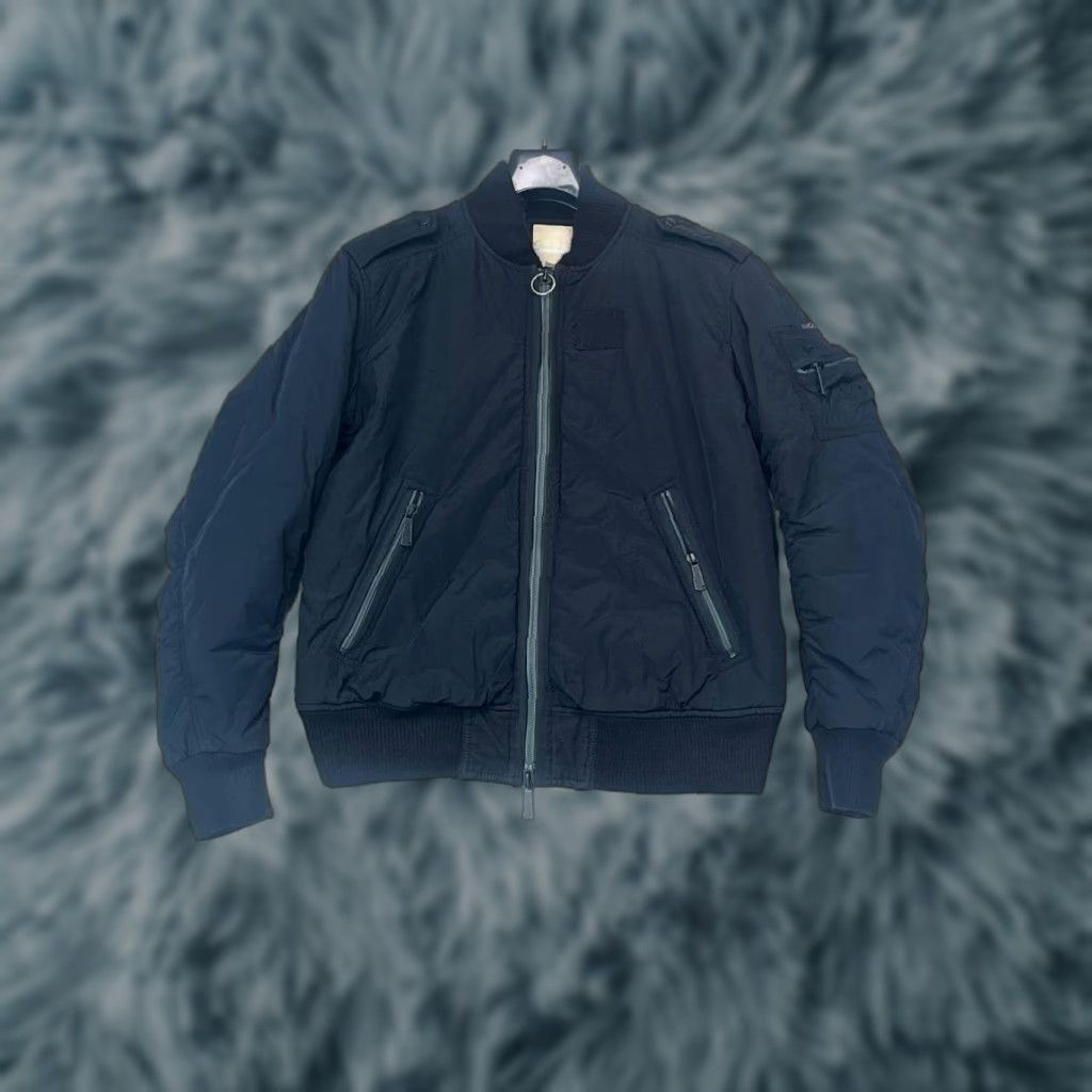 Diesel Diesel Jacket Mens XL Black Zip Up Nylon Windbreaker Pockets See All Pics Size US XL / EU 56 / 4 - 1 Thumbnail