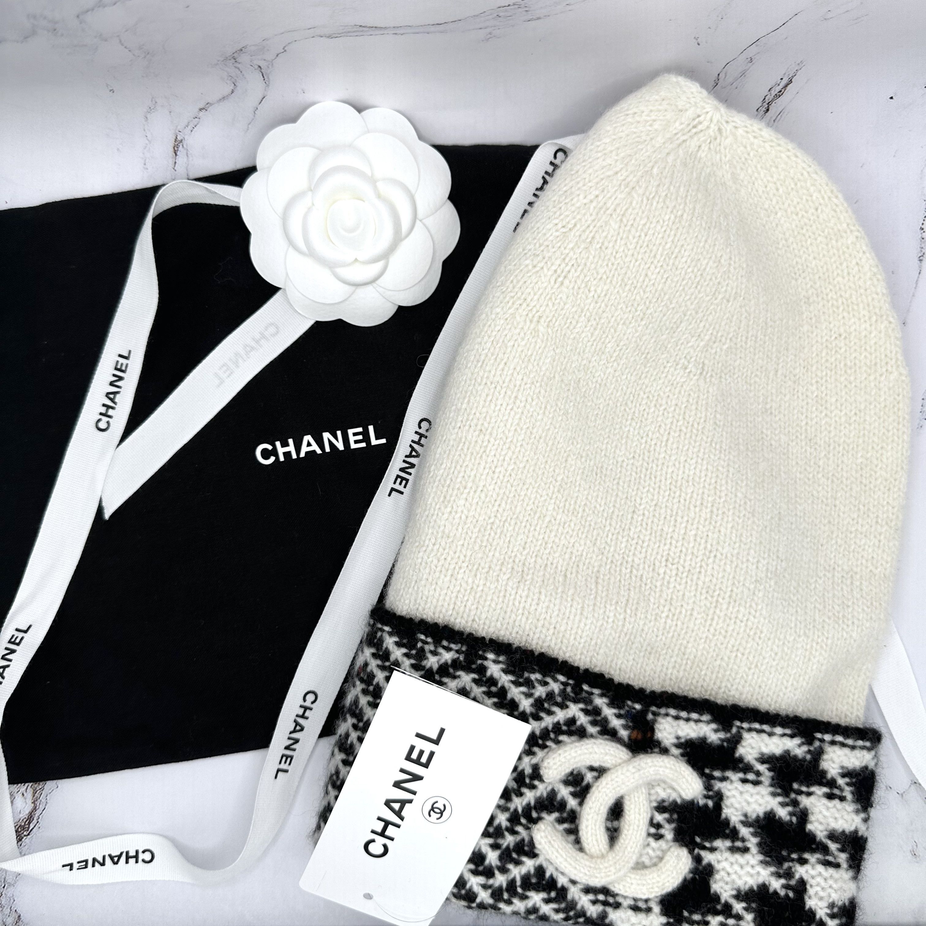 Chanel Beanie Hat Cashmere