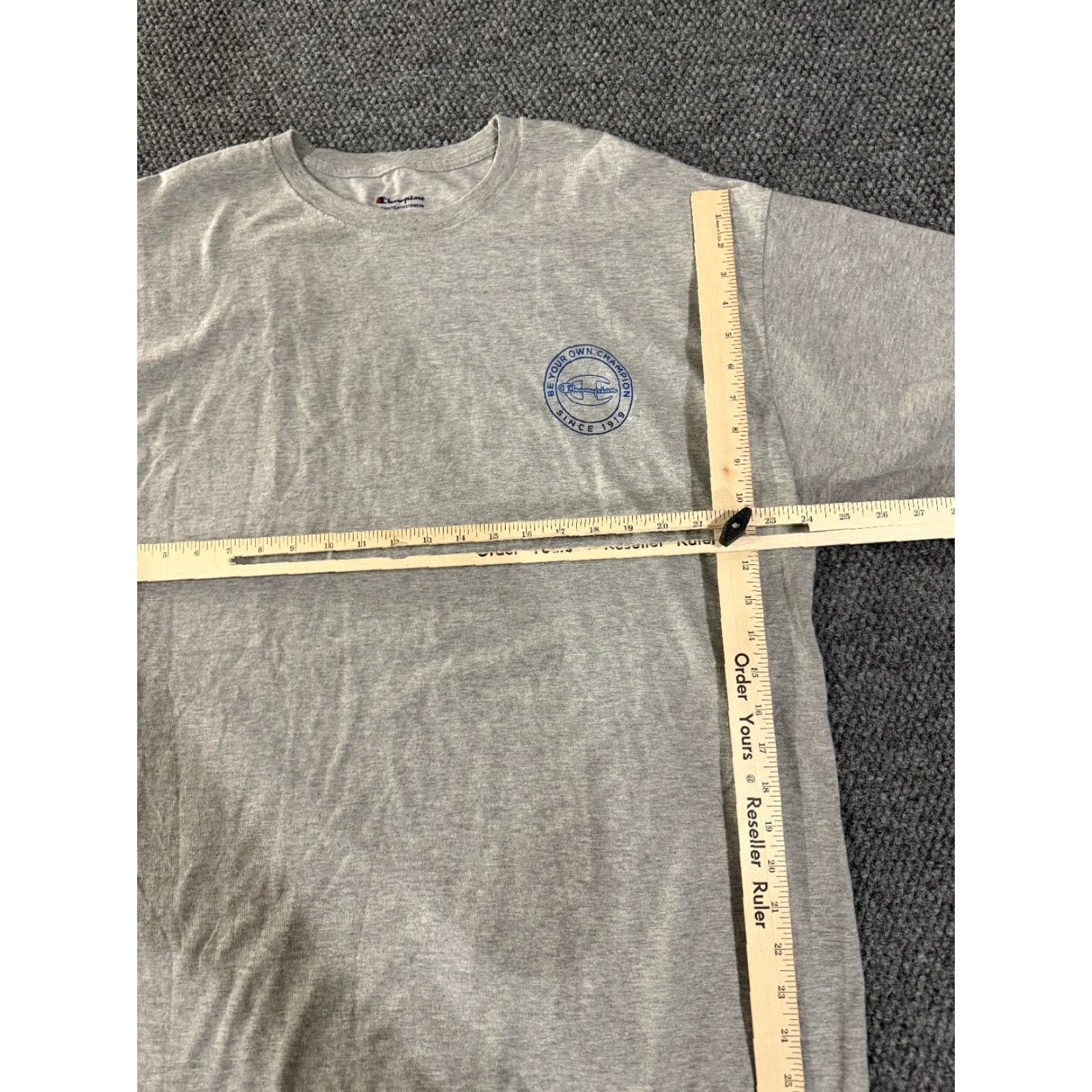 Champion Champion T Shirt Mens 2XL Gray Graphic Logo Short Sleeve Athletic Size US XXL / EU 58 / 5 - 3 Thumbnail