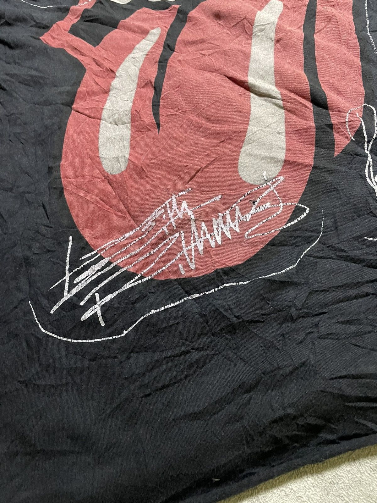 If Six Was Nine Rolling Stones Vintage Tour Tee – Autograph Graphic Size US L / EU 52-54 / 3 - 3 Thumbnail