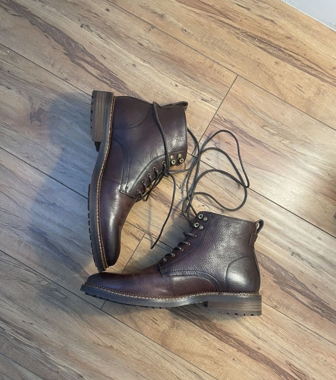 Steve Madden Norby Brown Leather Size US 8.5 / EU 41-42 - 4 Thumbnail