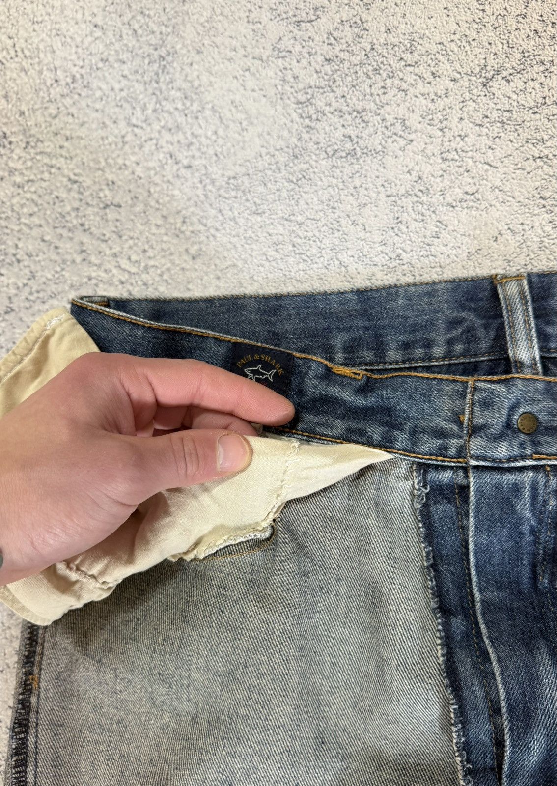 Paul & Shark Paul & Shark Yachting Jeans Men W36 Blue Denim Logo Italy Size US 36 / EU 52 - 18 Thumbnail