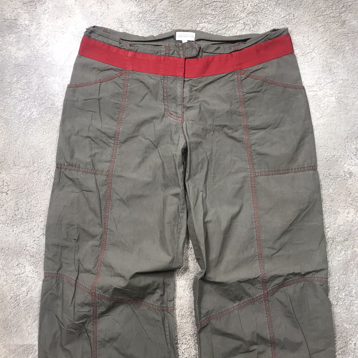 Vintage Vintage Y2K Baggy Cargo Pants Distressed Streetwear Logo 30 Size 30" / US 8 / IT 44 - 2 Thumbnail