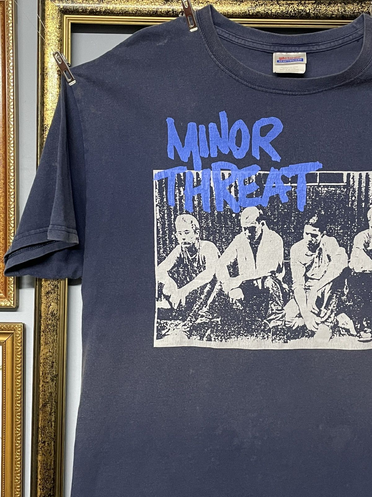 Vintage Vintage Minor Threat Out Of Step Hardcore Punk Sunfaded Tee Size US XL / EU 56 / 4 - 4 Thumbnail