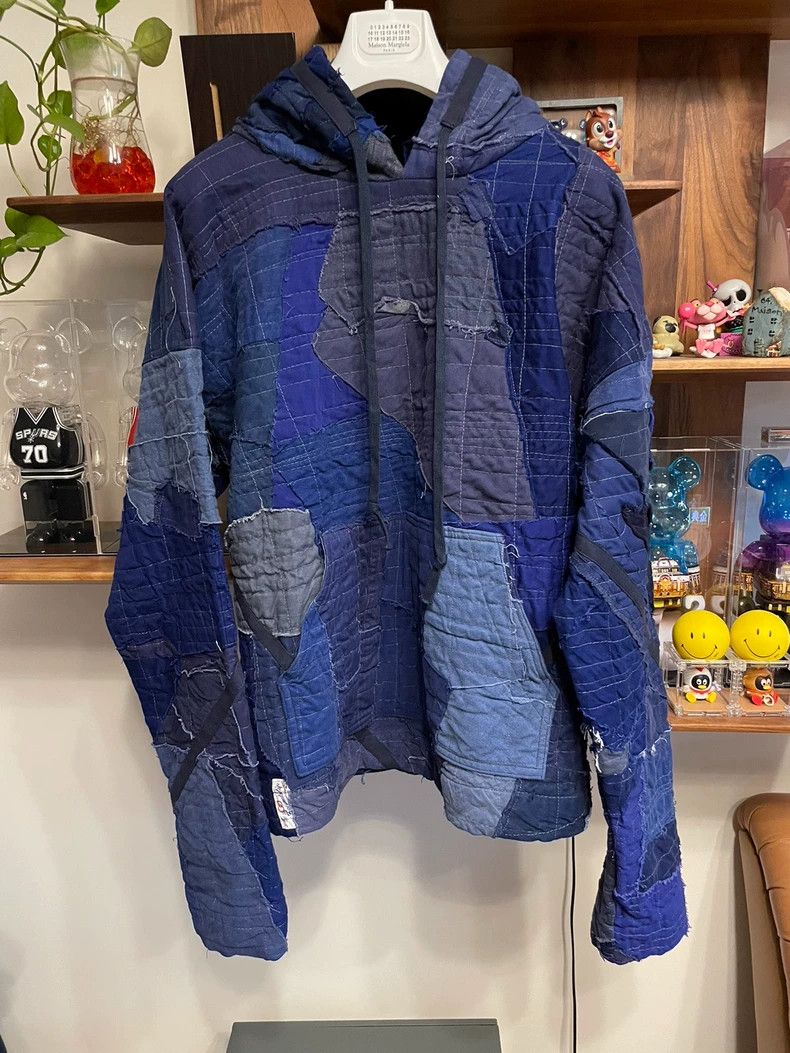 Greg Lauren greg lauren patchwork hooded jacket-dmc Size US M / EU 48-50 / 2 - 1 Thumbnail