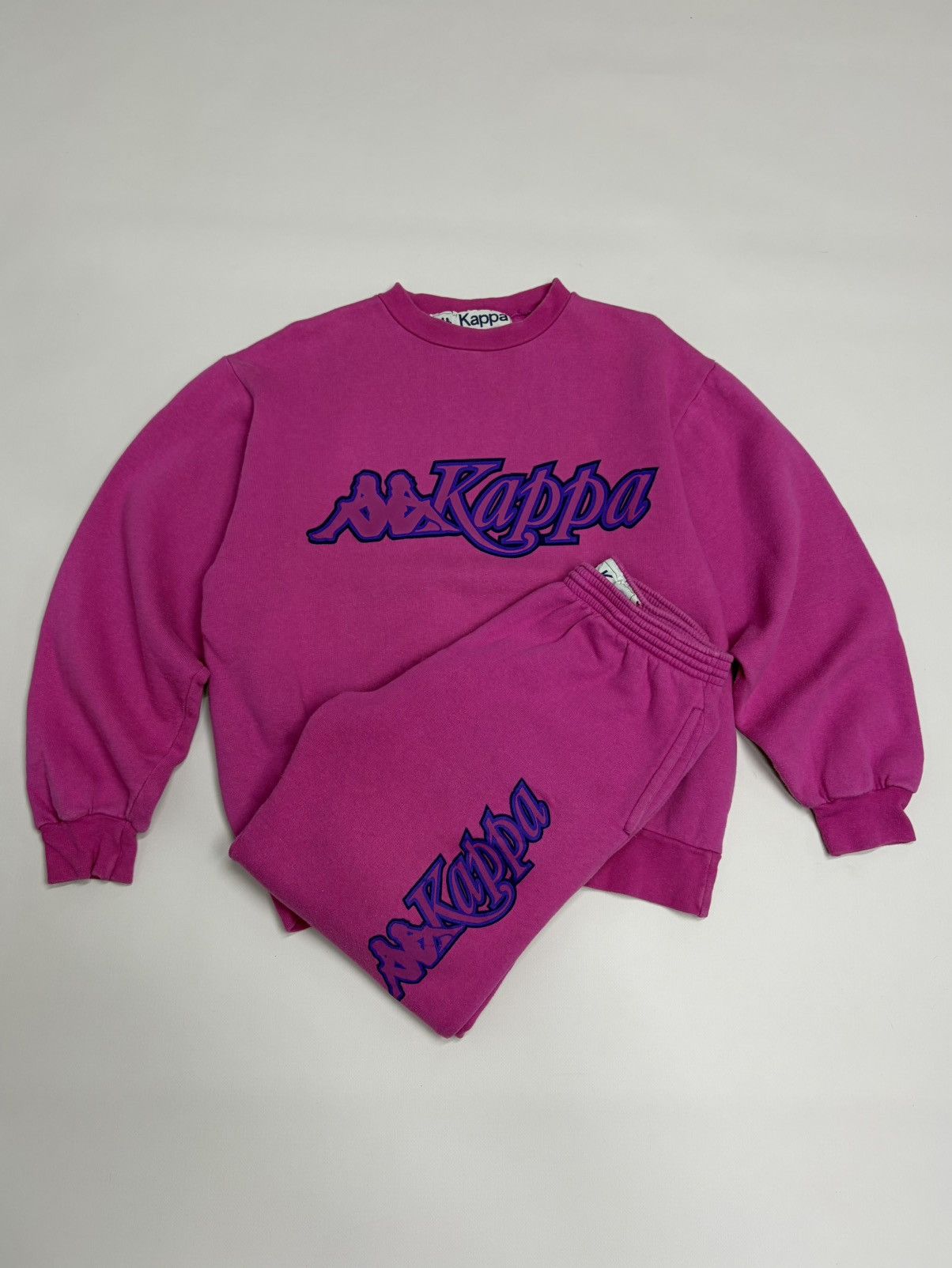 Kappa Vintage Kappa Pink Suit Jacket Pants Set Y2K Drill 90s Size US M / EU 48-50 / 2 - 1 Thumbnail