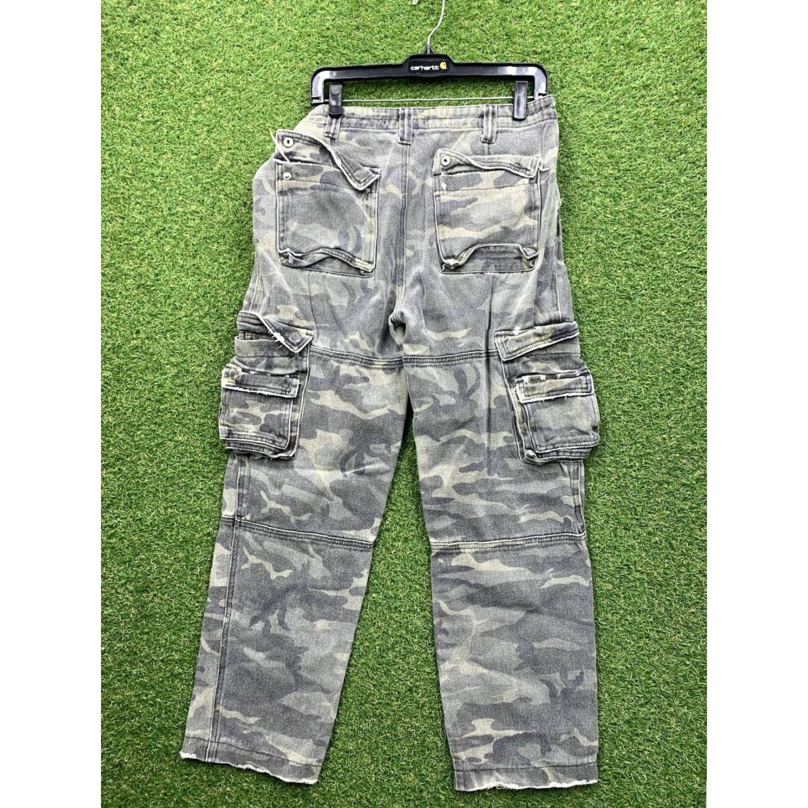 Jaded London Jaded London Camo Cargo Pants Womens 32 Skater Military Grunge Casual y2k 90s Size 24" / US 00 / IT 34 - 2 Thumbnail