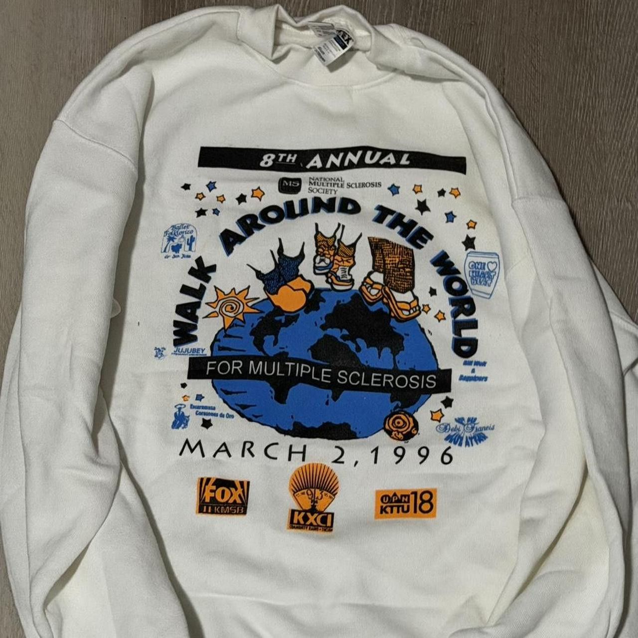 Other 1996 Walk Around The World For Multiple Sclerosis Size US M / EU 48-50 / 2 - 1 Thumbnail