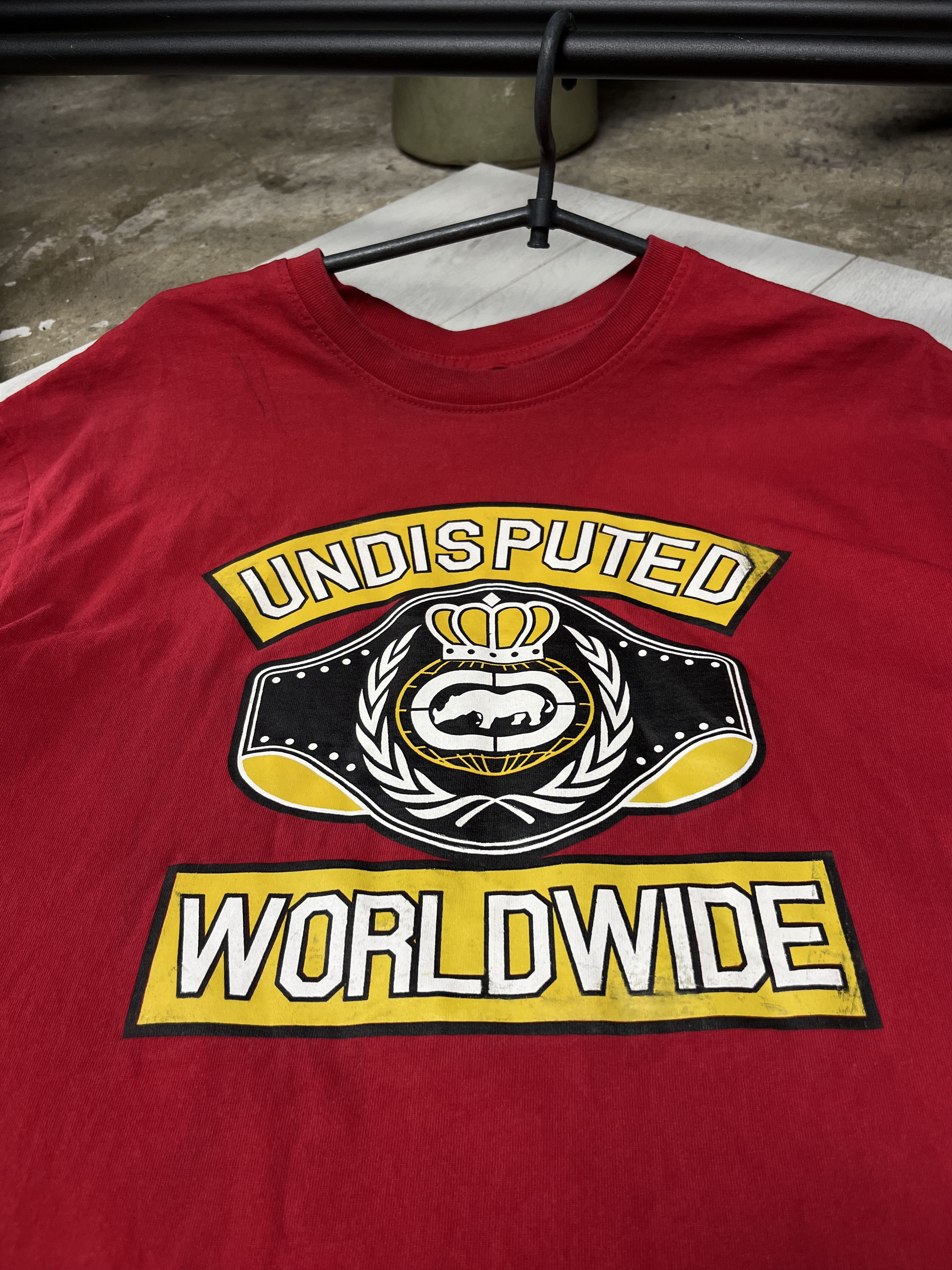 Ecko Unltd. 2000s ECKO UNLTD UNDISPUTED WORLDWIDE BOXING FADED TEE - 951 Size US L / EU 52-54 / 3 - 4 Thumbnail