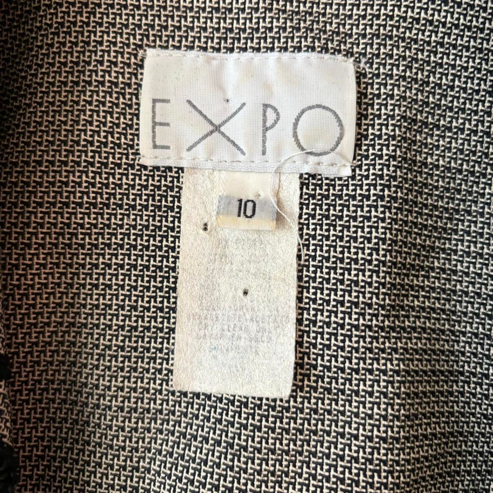 Vintage Vintage 1990s Expo Jacket Over Coat 10 Retro Classy Size L / US 10 / IT 46 - 5 Thumbnail