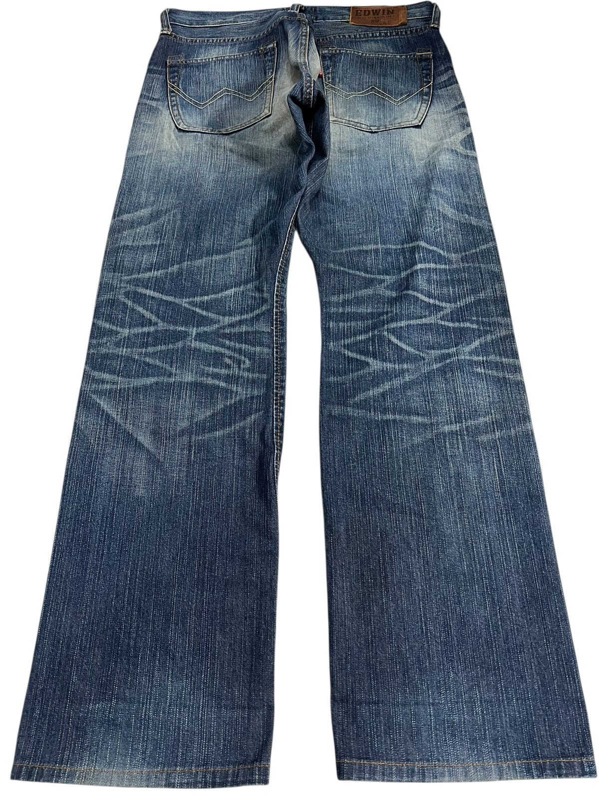 Japanese Brand Edwin Exclusive Vintage XV Mud Wash Denim Jean Japan Size US 33 - 2 Thumbnail