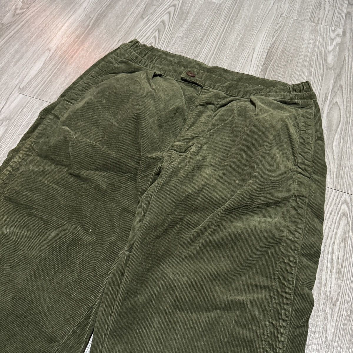 Barbour Barbour Green Corduroy Pants Size US 34 / EU 50 - 2 Thumbnail