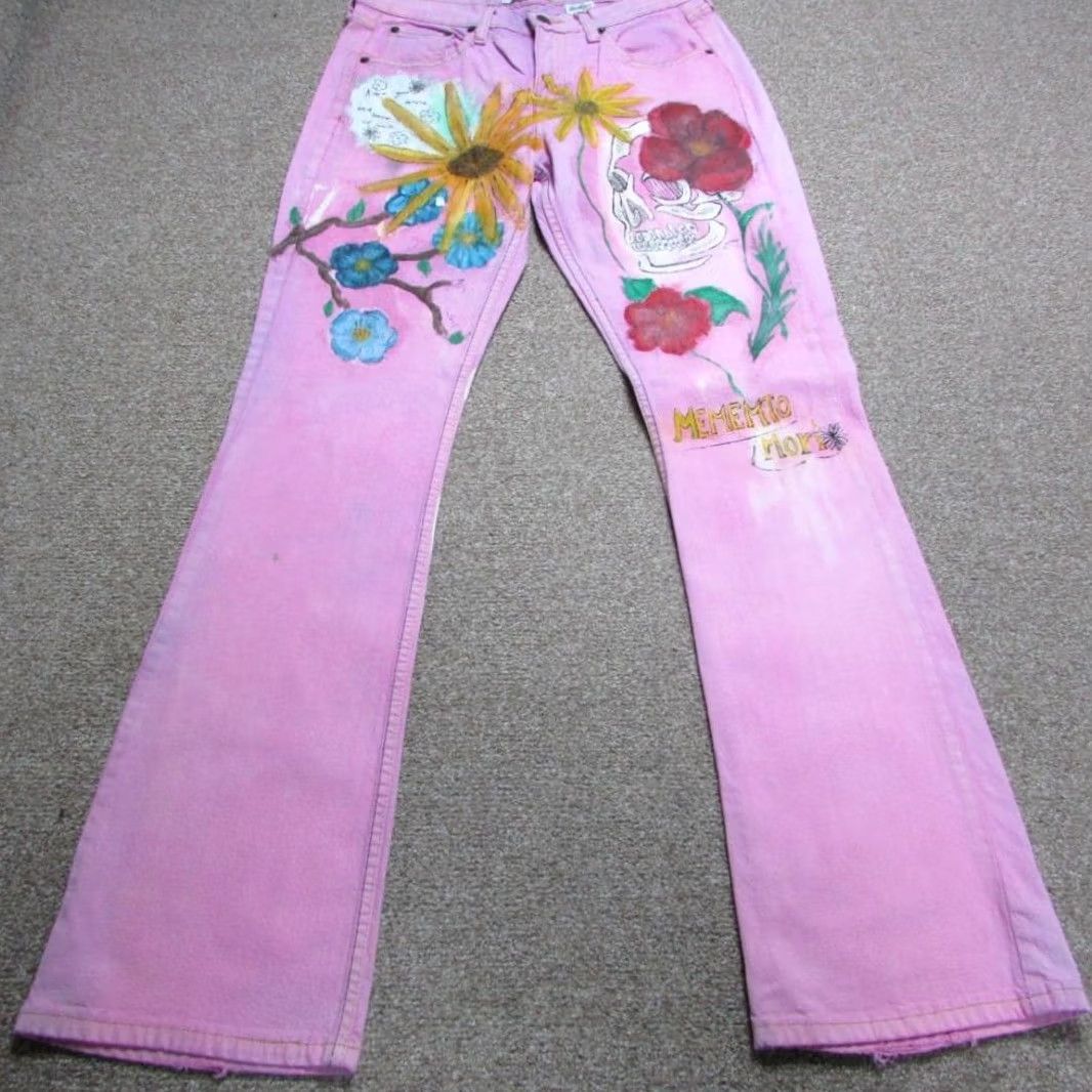 Vintage WOMENS UP-CYCLED REGULAR FIT BOOTCUT LEG STRETCH JEANS W28 / L34 Size 32" / US 10 / IT 46 - 6 Thumbnail