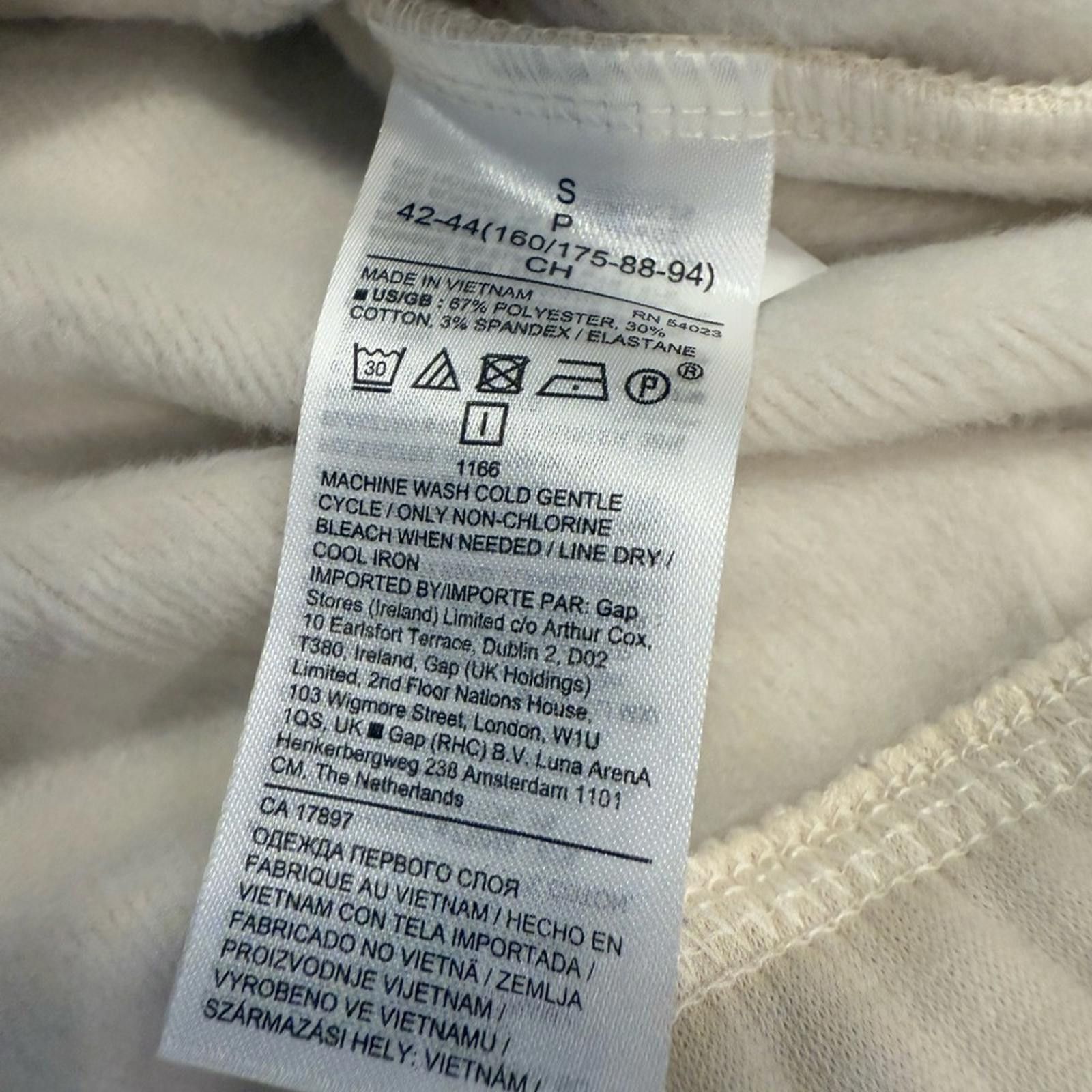 Banana Republic Banana Republic cream fleece lined sweatshirt SZ SM Size S / US 4 / IT 40 - 4 Thumbnail