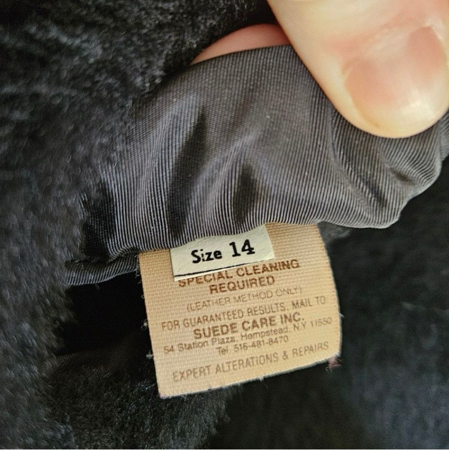 Sears Vintage 70s Sears Leather Trench Coat Size XL / US 12-14 / IT 48-50 - 7 Thumbnail
