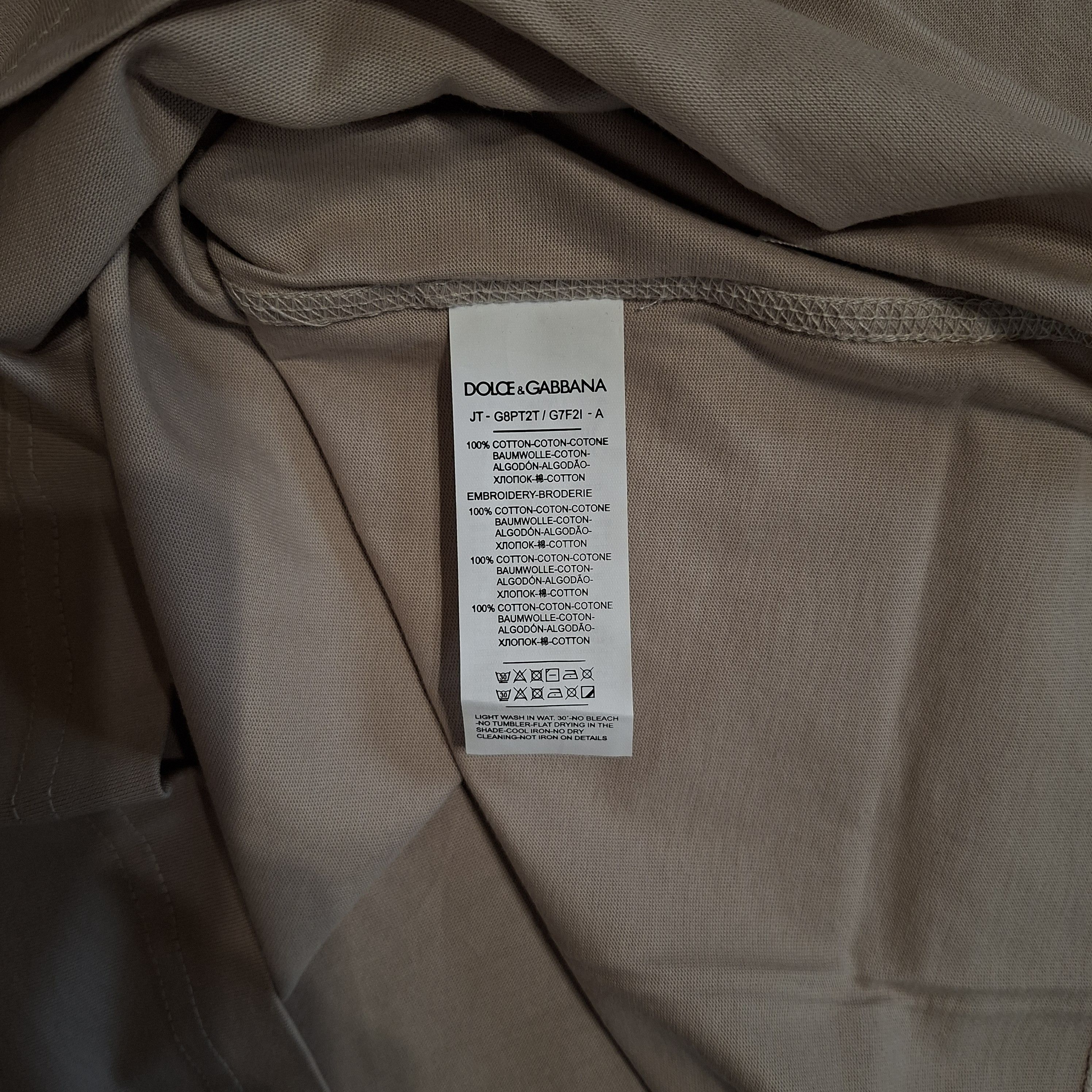 Dolce & Gabbana Dolce Gabbana t shirt size XL 52 Size US XL / EU 56 / 4 - 5 Thumbnail