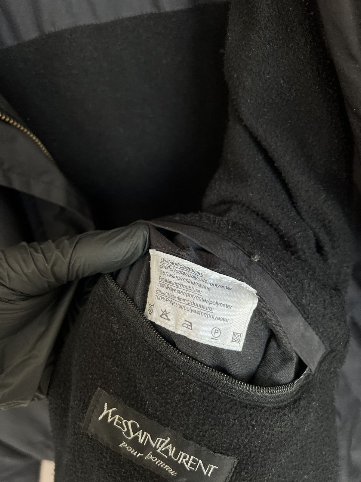 Vintage × Yves Saint Laurent Yves Saint Laurent Jacket Parka Pockets Mens Full Zip Size US L / EU 52-54 / 3 - 13 Thumbnail
