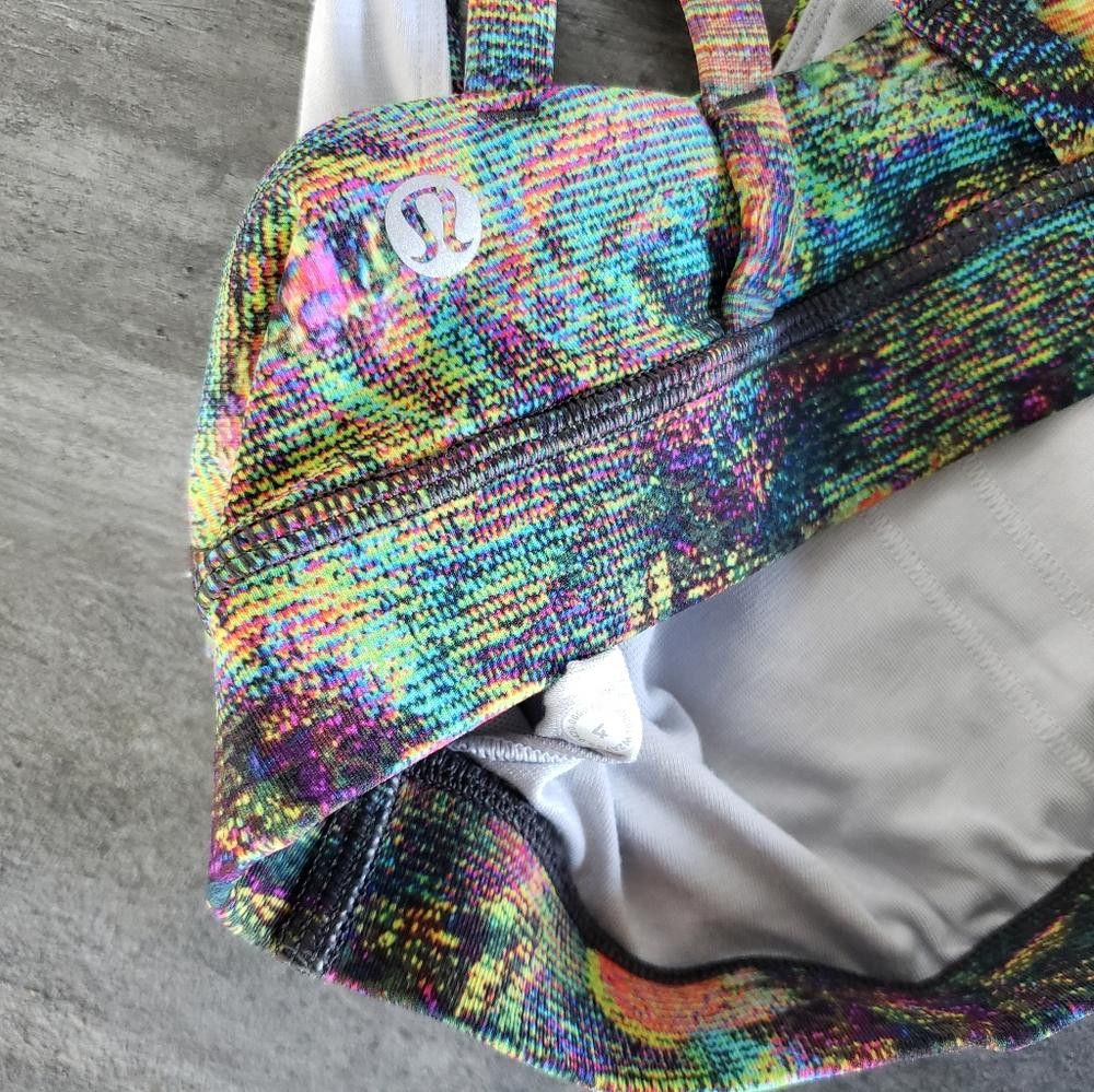 Lululemon Lululemon | Glitch Tapestry StarLight | Energy Sport Bra Size ONE SIZE - 7 Thumbnail