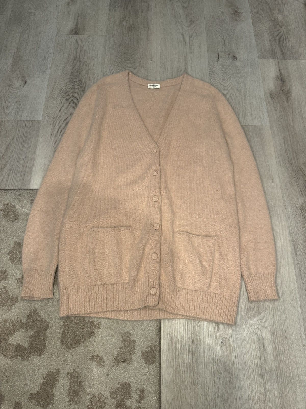 Saint Laurent Paris s/s 2013 wool mohair cardigan!! Size US S / EU 44-46 / 1 - 1 Thumbnail