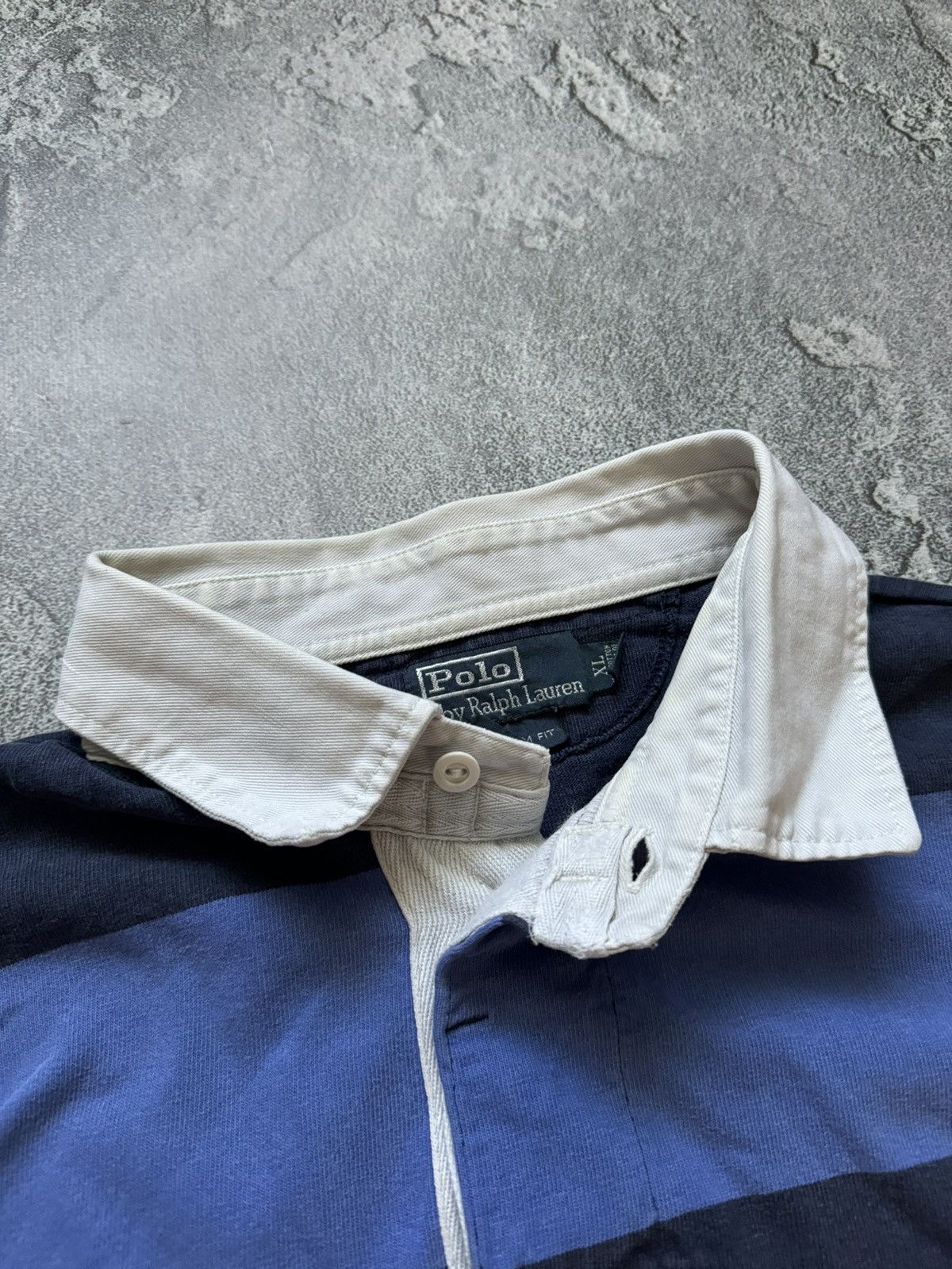 Polo Ralph Lauren × Vintage Polo Ralph Lauren XL vintage sweatshirt rugby button up 90s Size US XL / EU 56 / 4 - 9 Thumbnail