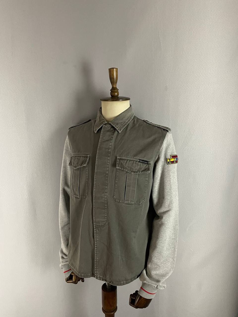 Dolce & Gabbana Dolce&Gabbana Overshirt Jacket Grey Size US XL / EU 56 / 4 - 1 Thumbnail