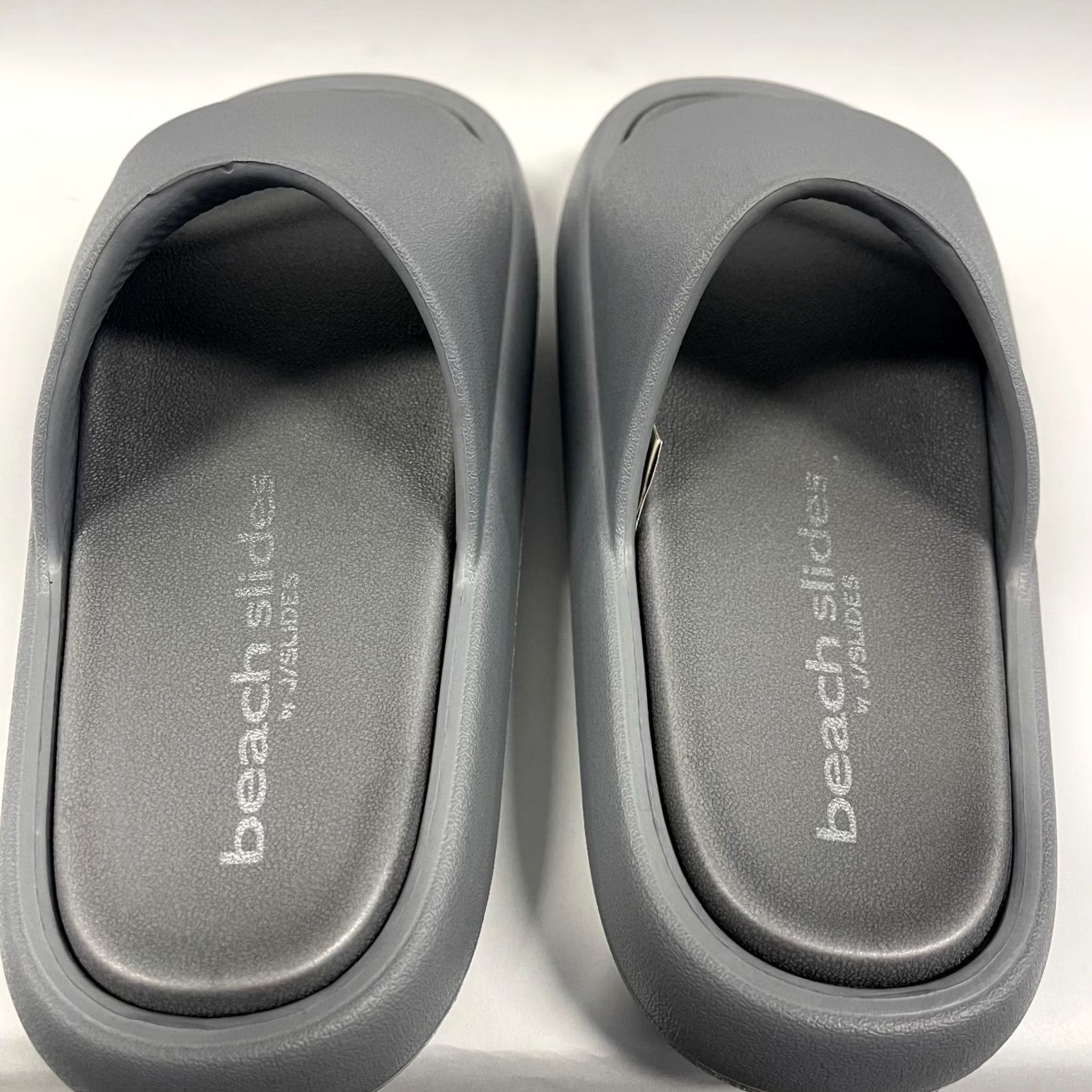 J/Slides J/Slides Beach Slides Womens 6 Gray EVA Comfort Sandals Slip On Pool Shoes Slide Womens Mens Girls Size US 6 / IT 36 - 4 Thumbnail