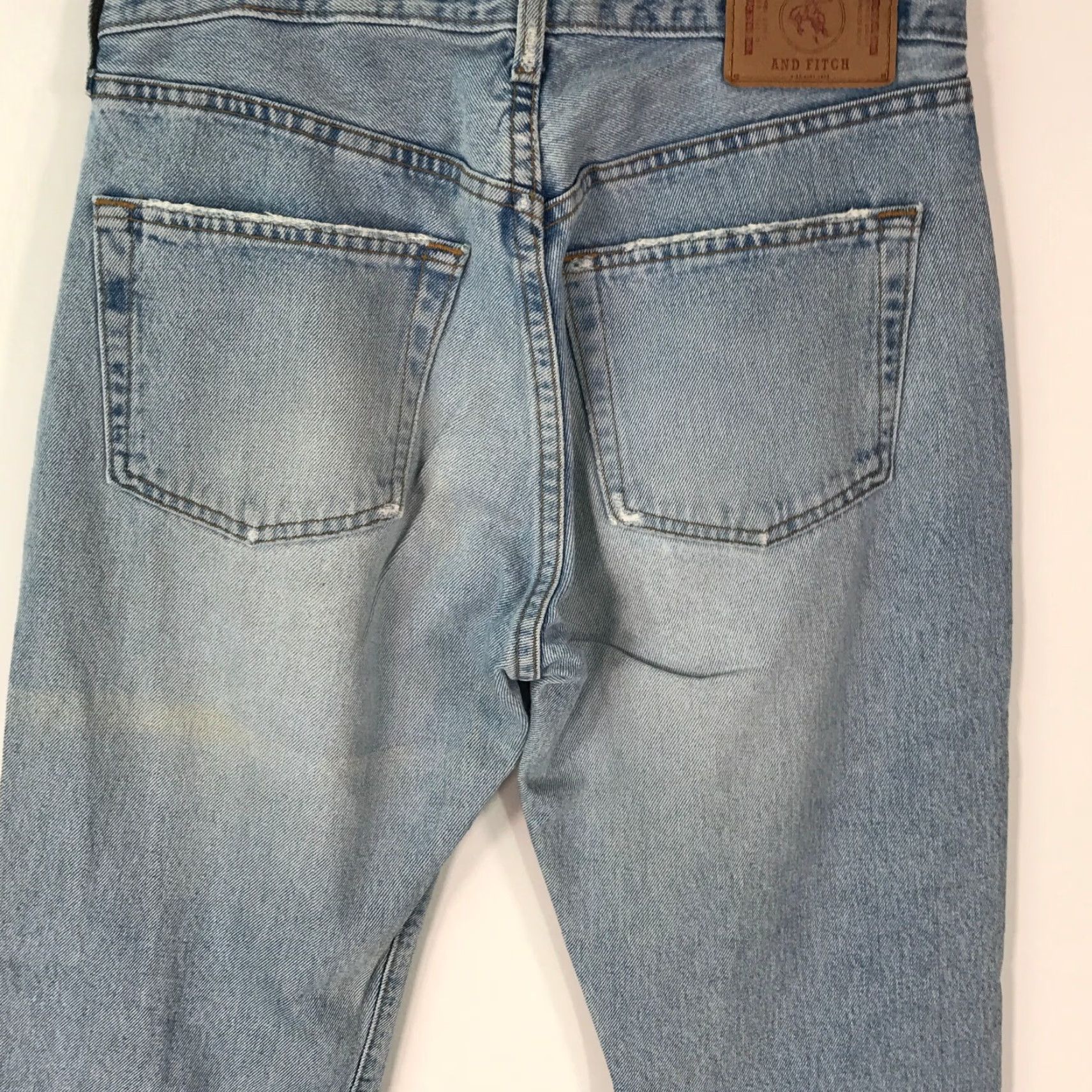 Abercrombie & Fitch Abercrombie & Fitch Women Jeans Bootcut Denim Blue Size 6 Mid Rise 32 In Inseam 31 In 5-Pocket Comfort Pockets Heather? Size 28" / US 6 / IT 42 - 2 Thumbnail