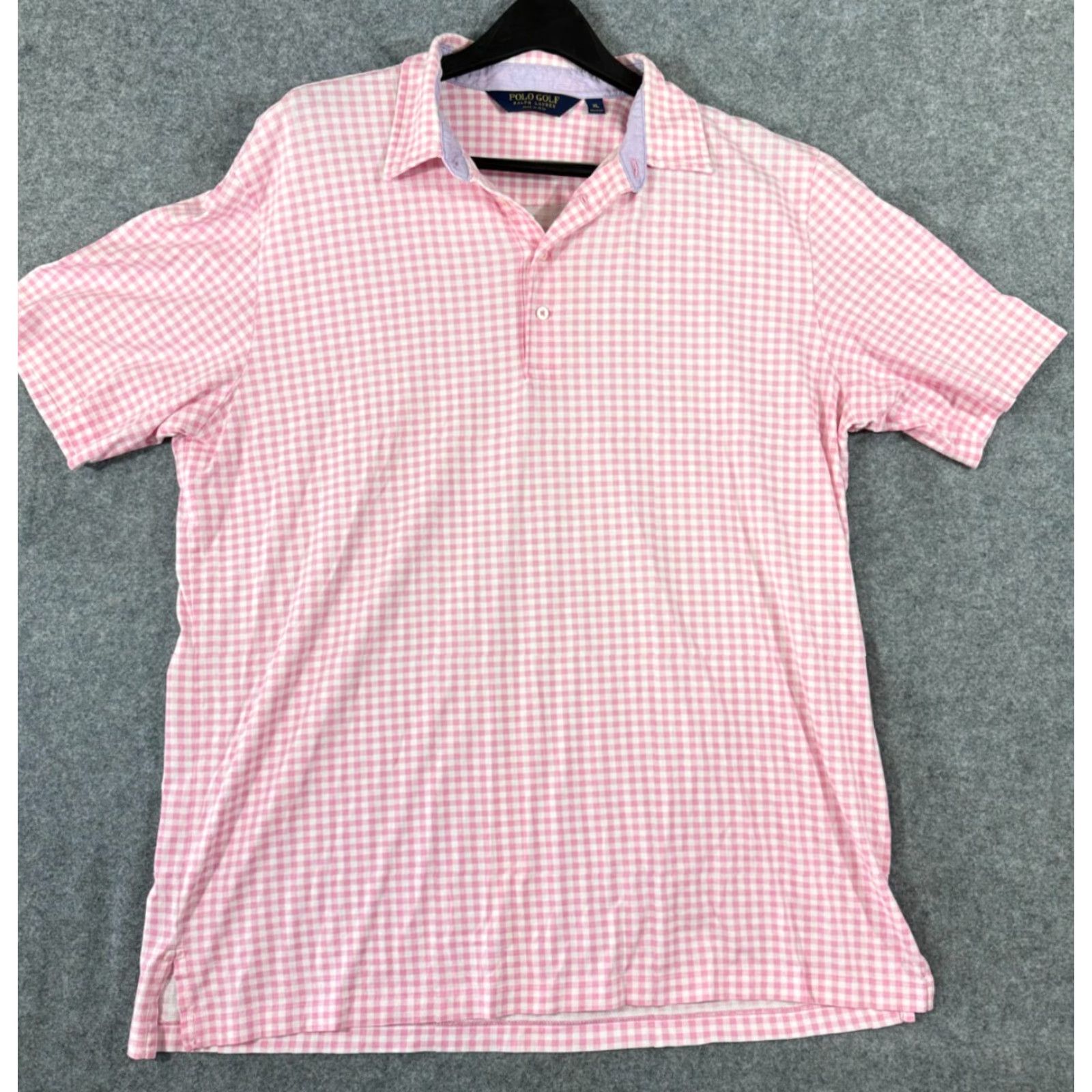 Polo Ralph Lauren Polo Golf Ralph Lauren Shirt Mens XL Pink Gingham Check Pima Cotton Preppy Size US XL / EU 56 / 4 - 2 Thumbnail