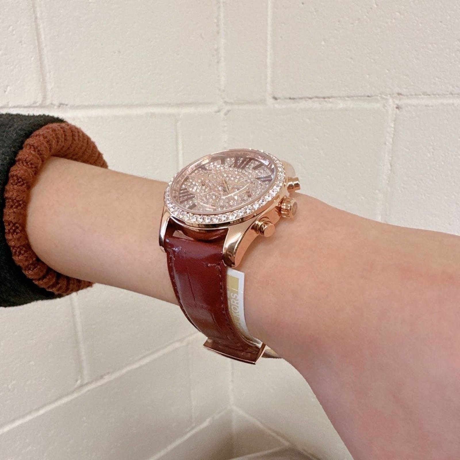 Michael Kors Michael Kors MK2971 Lexington Pave Rose Gold Tone Crocodile Size ONE SIZE - 4 Thumbnail