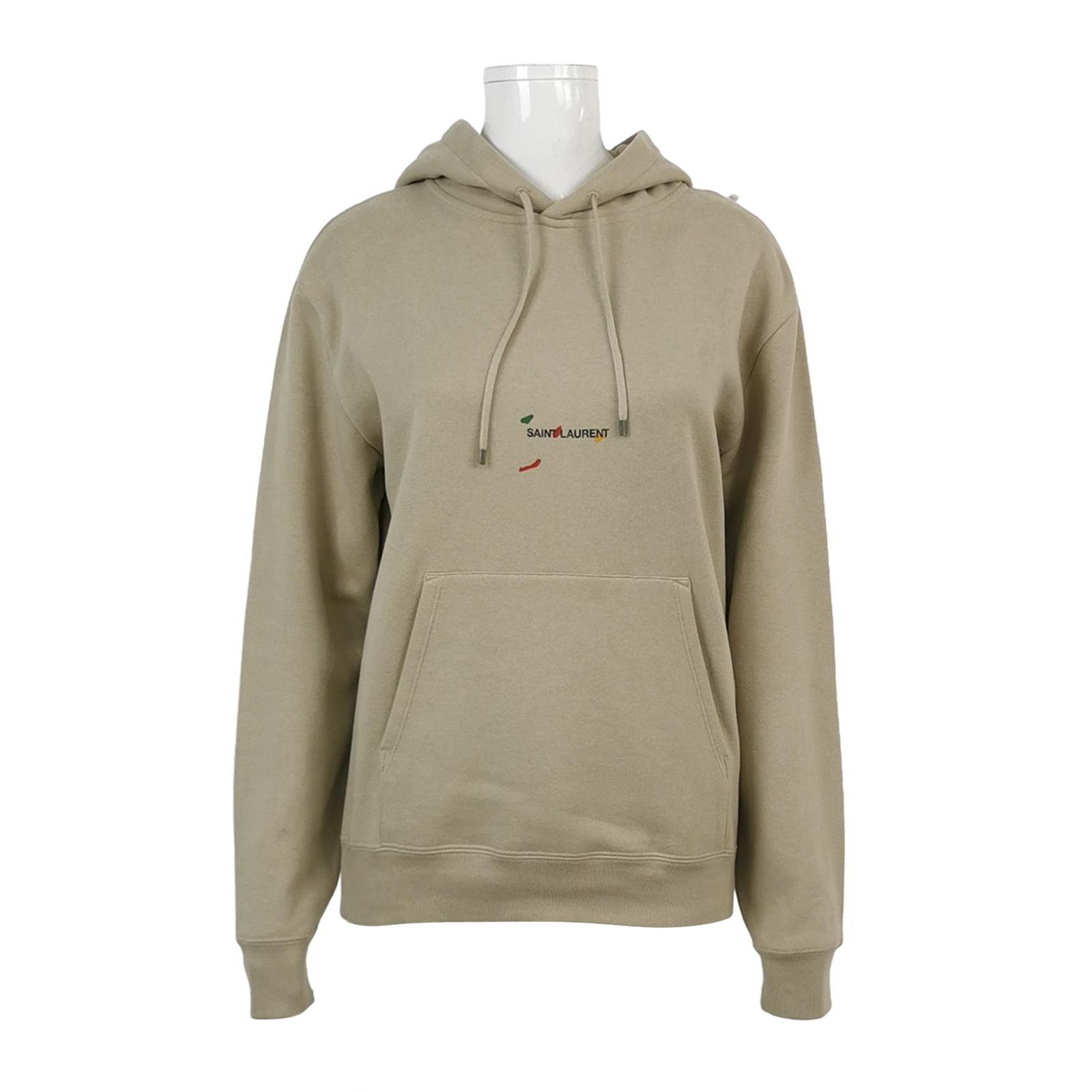 Saint Laurent Paris Saint Laurent Multi-Color Logo Hoodie Size S Size S / US 4 / IT 40 - 1 Thumbnail