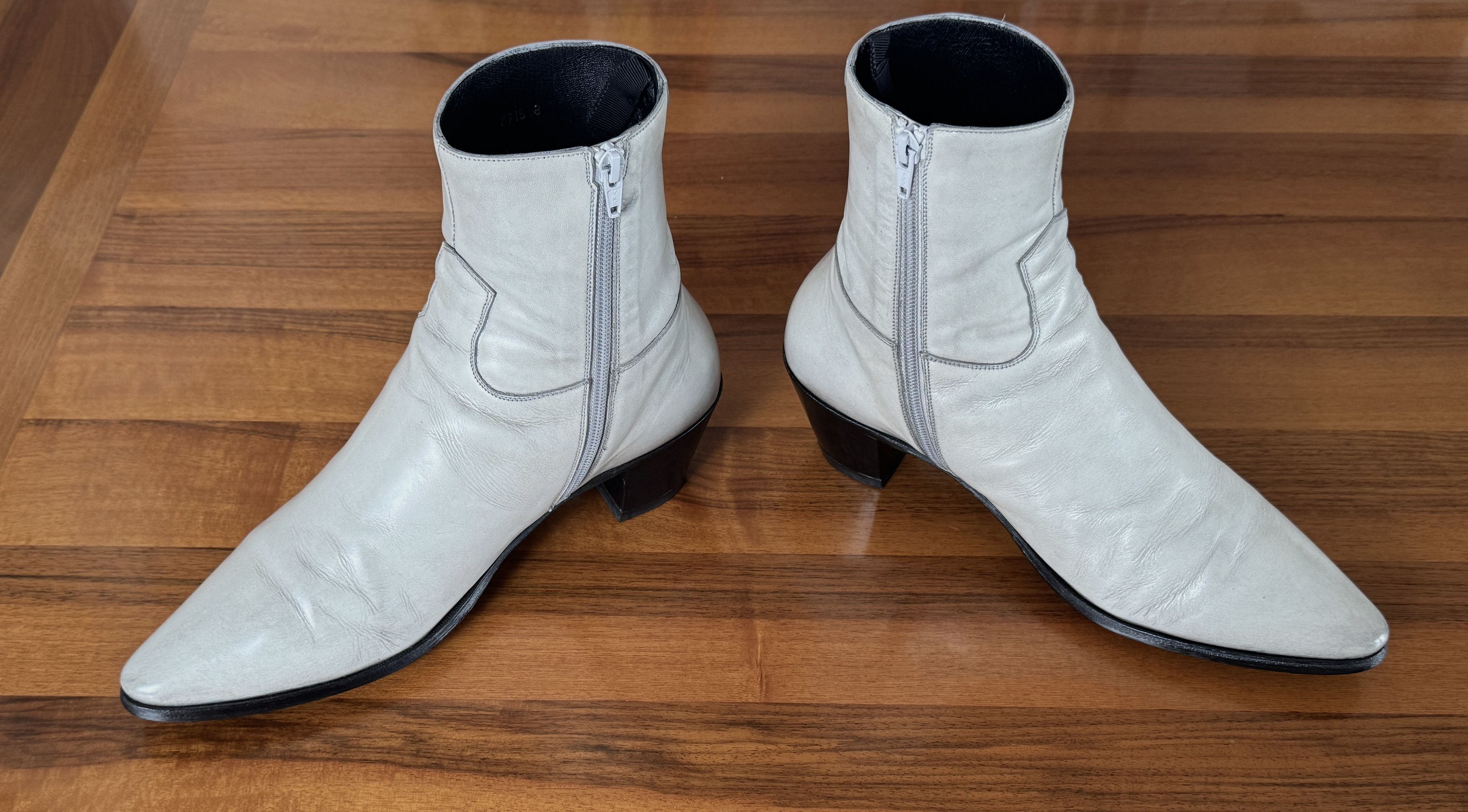 靴 CELINE BY HEDI SLIMANE jacno boots 39 Celine × Hedi Slimane SS19 Celine Jacno 60mm Custom Grey
