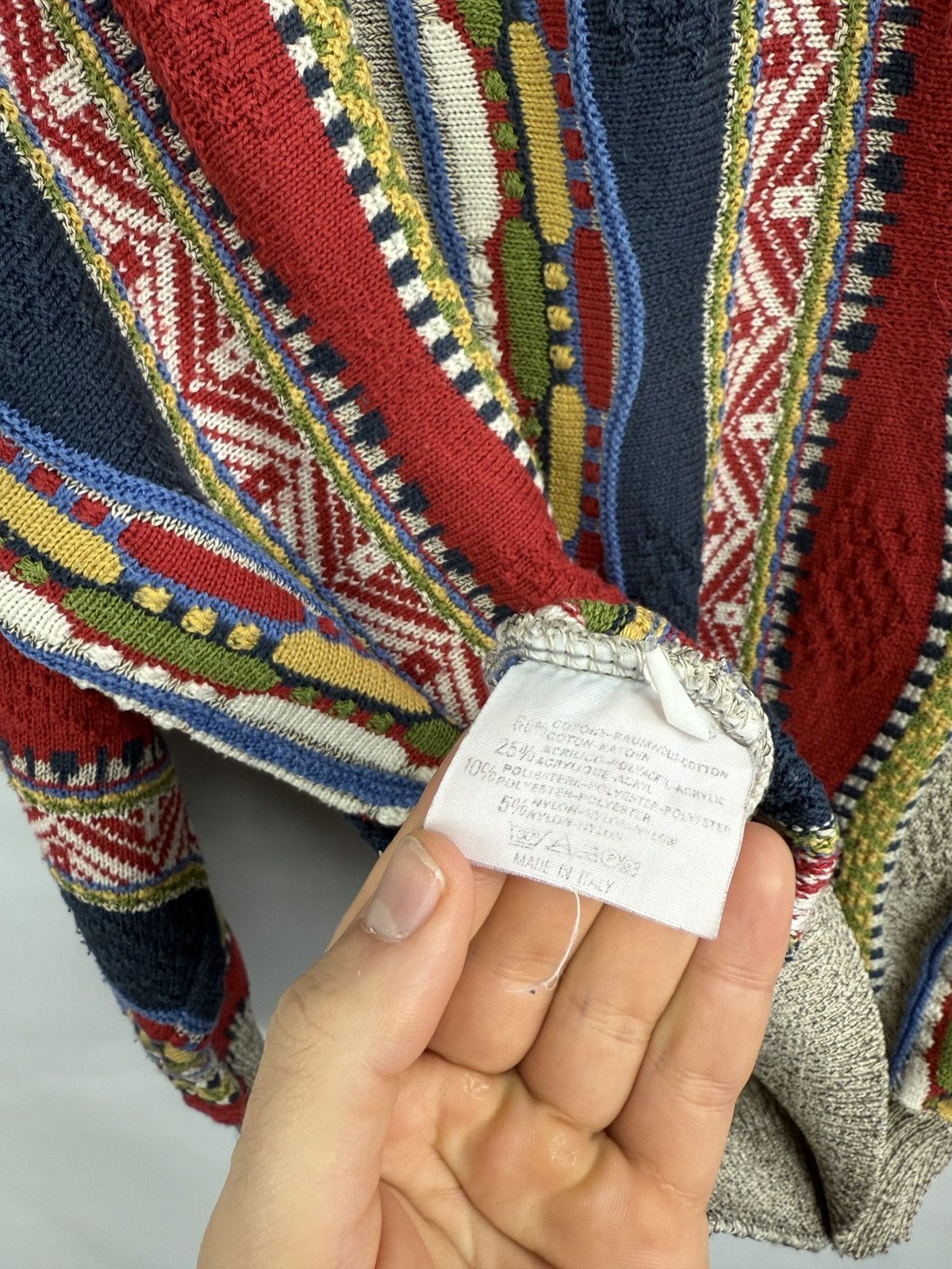 Coogi 🇺🇸 Vintage 90s Rare Sweater Coogi Style Retro Hype Y2K Size US L / EU 52-54 / 3 - 8 Thumbnail