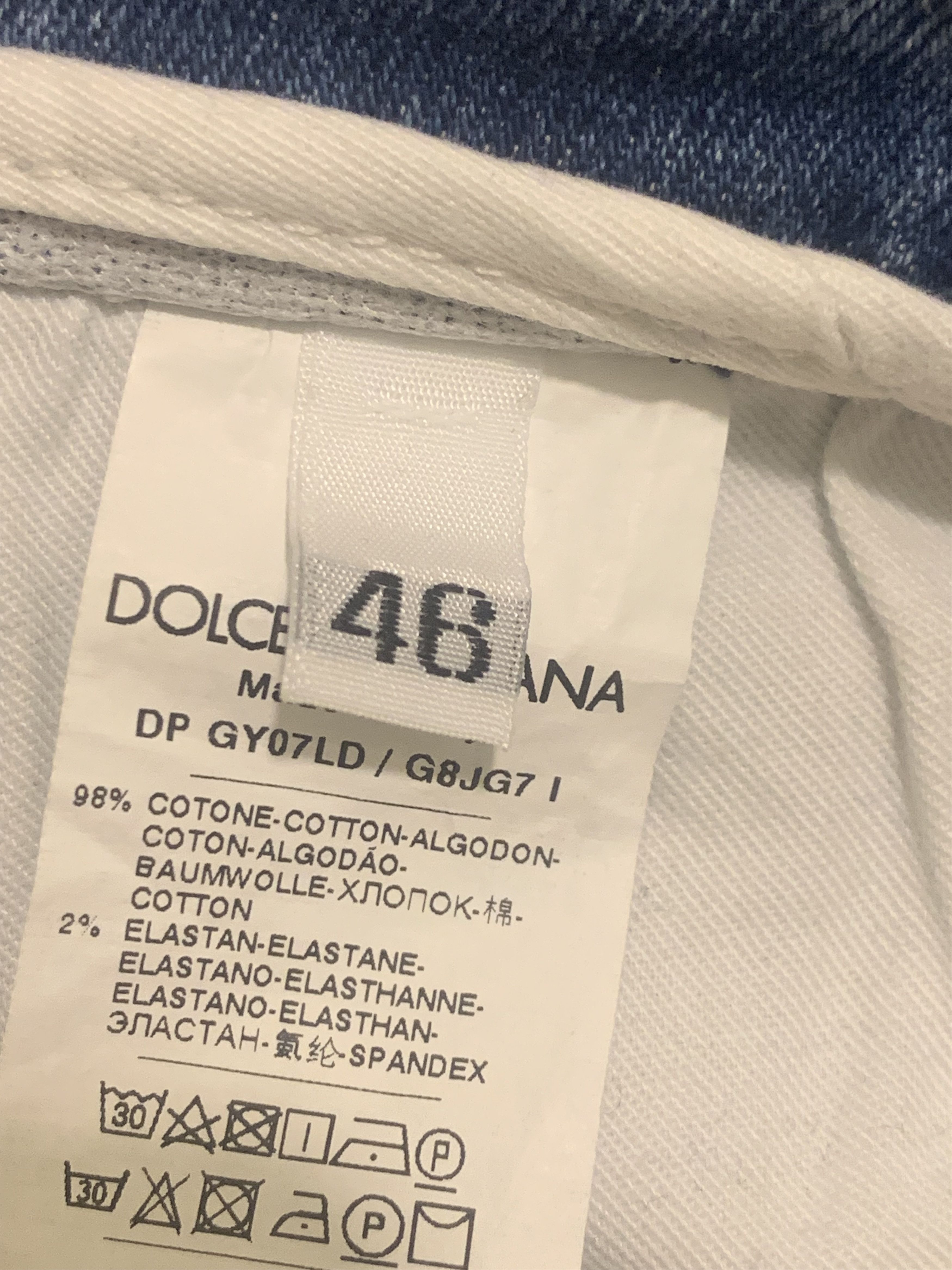 Dolce & Gabbana Blue Five-Pocket Jeans Size US 30 / EU 46 - 6 Thumbnail