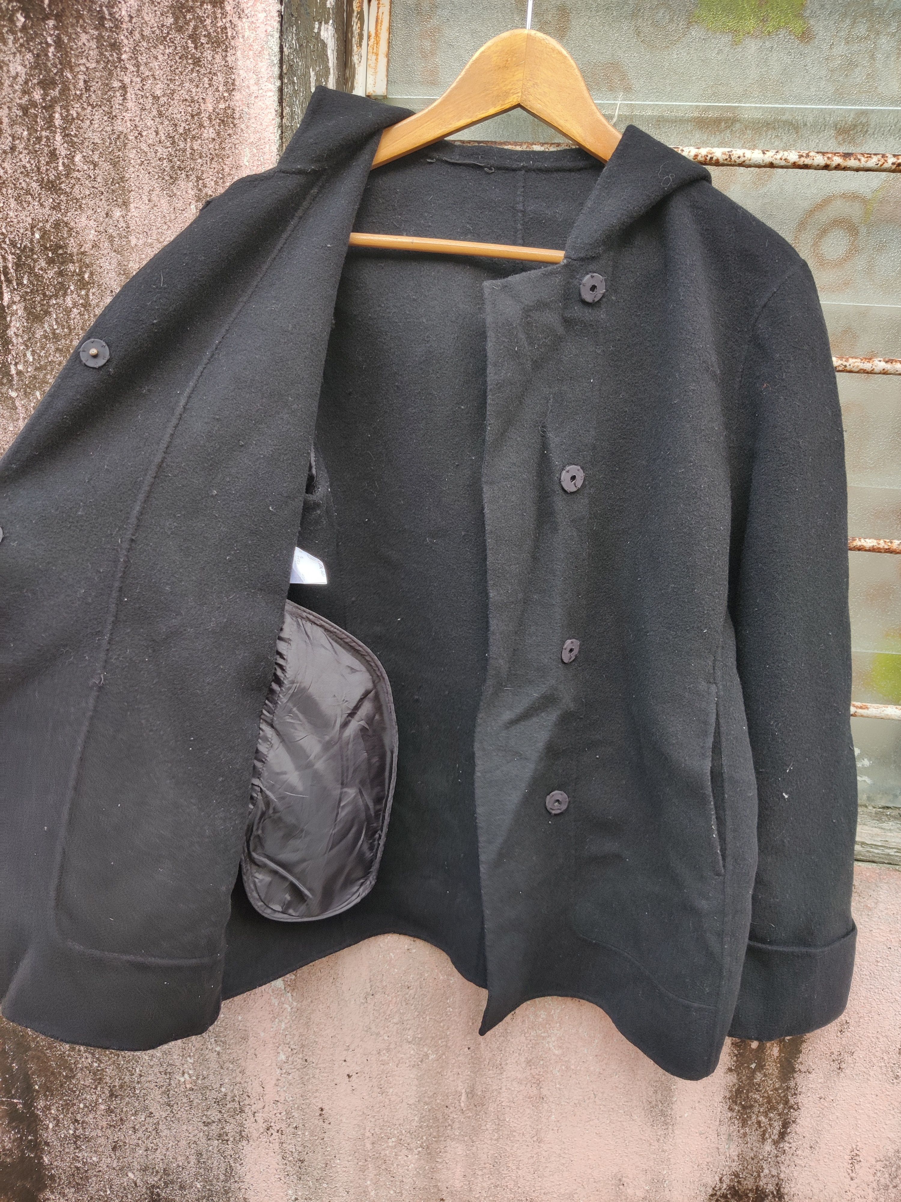 DKNY Vintage Archive DKNY Wool All Black Jacket Size US S / EU 44-46 / 1 - 4 Thumbnail