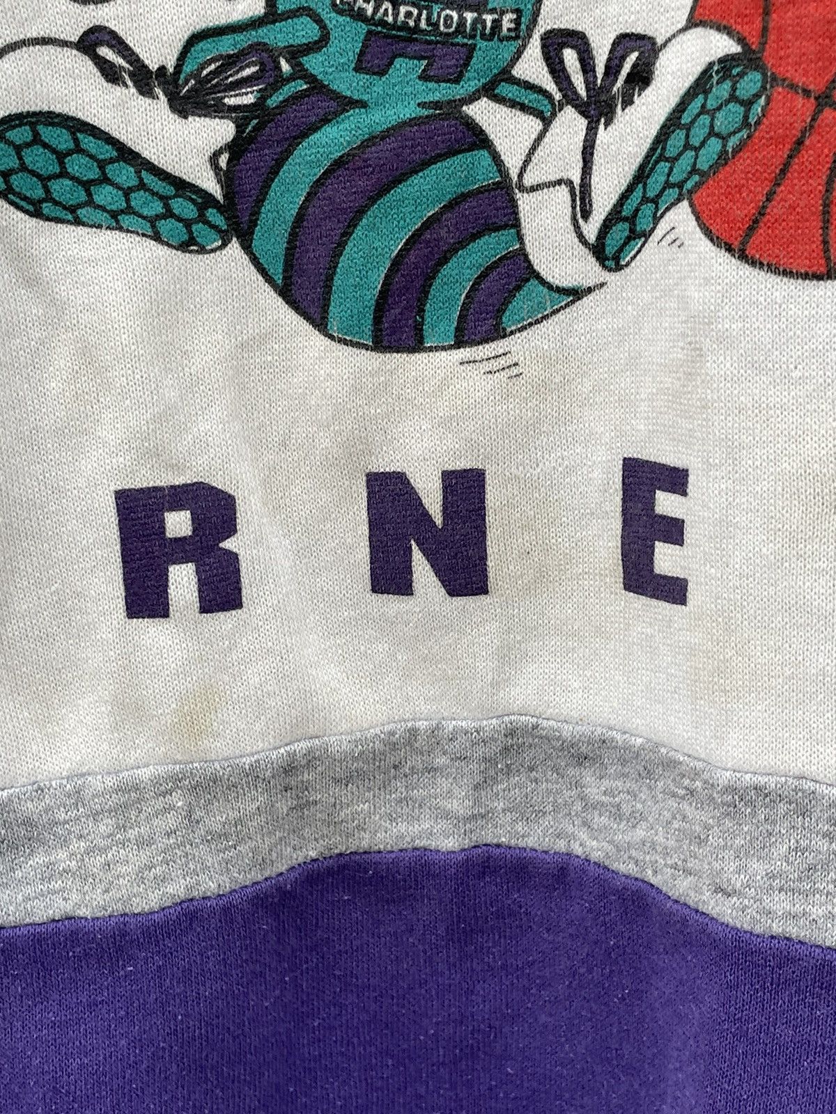 Vintage Vintage Charlotte Hornets Pullover Sweatshirt Size US M / EU 48-50 / 2 - 7 Thumbnail