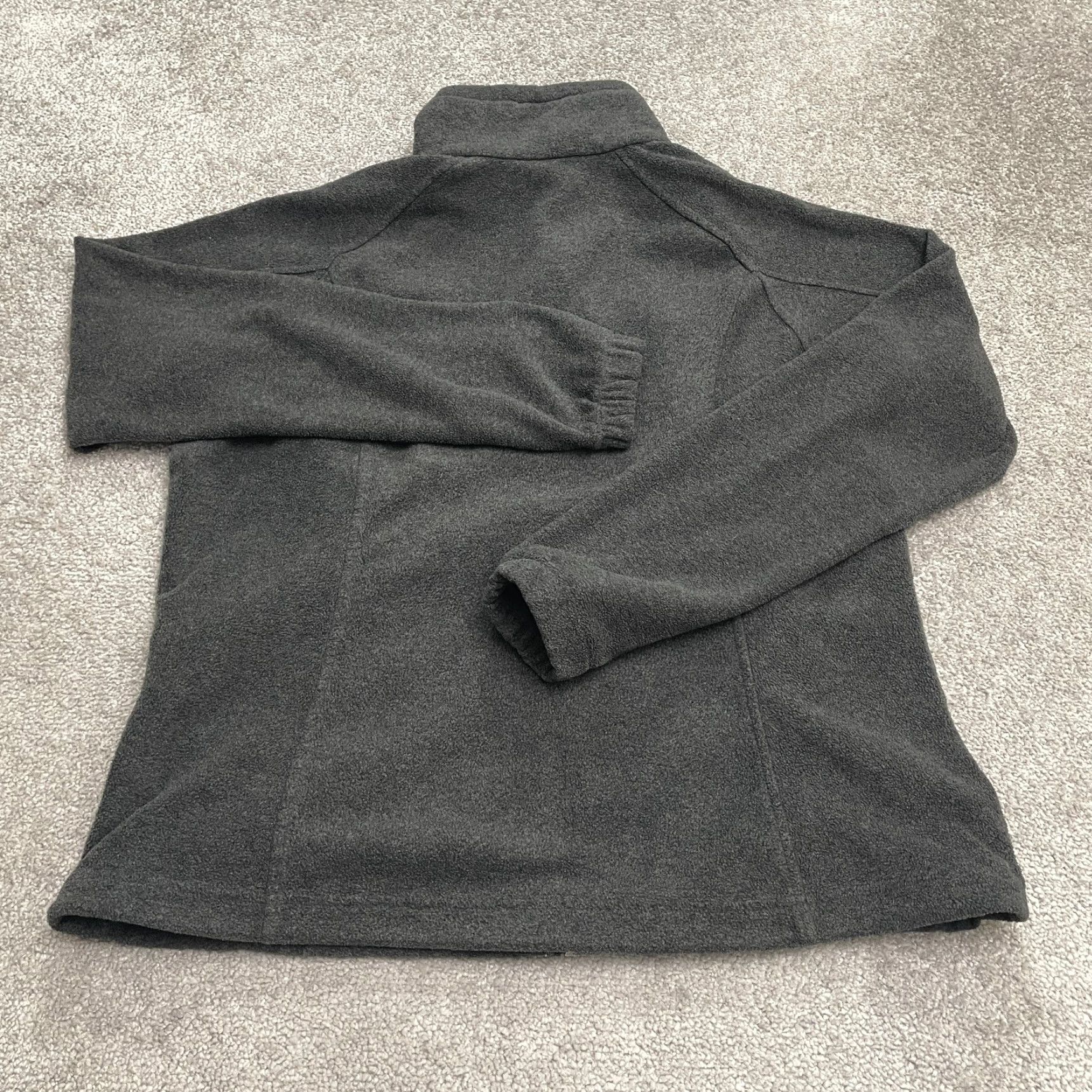 Vintage Columbia Benton Springs Fleece Jacket Womens XL Gray Full Zip Pockets Outdoor Jacket Size XL / US 12-14 / IT 48-50 - 2 Thumbnail