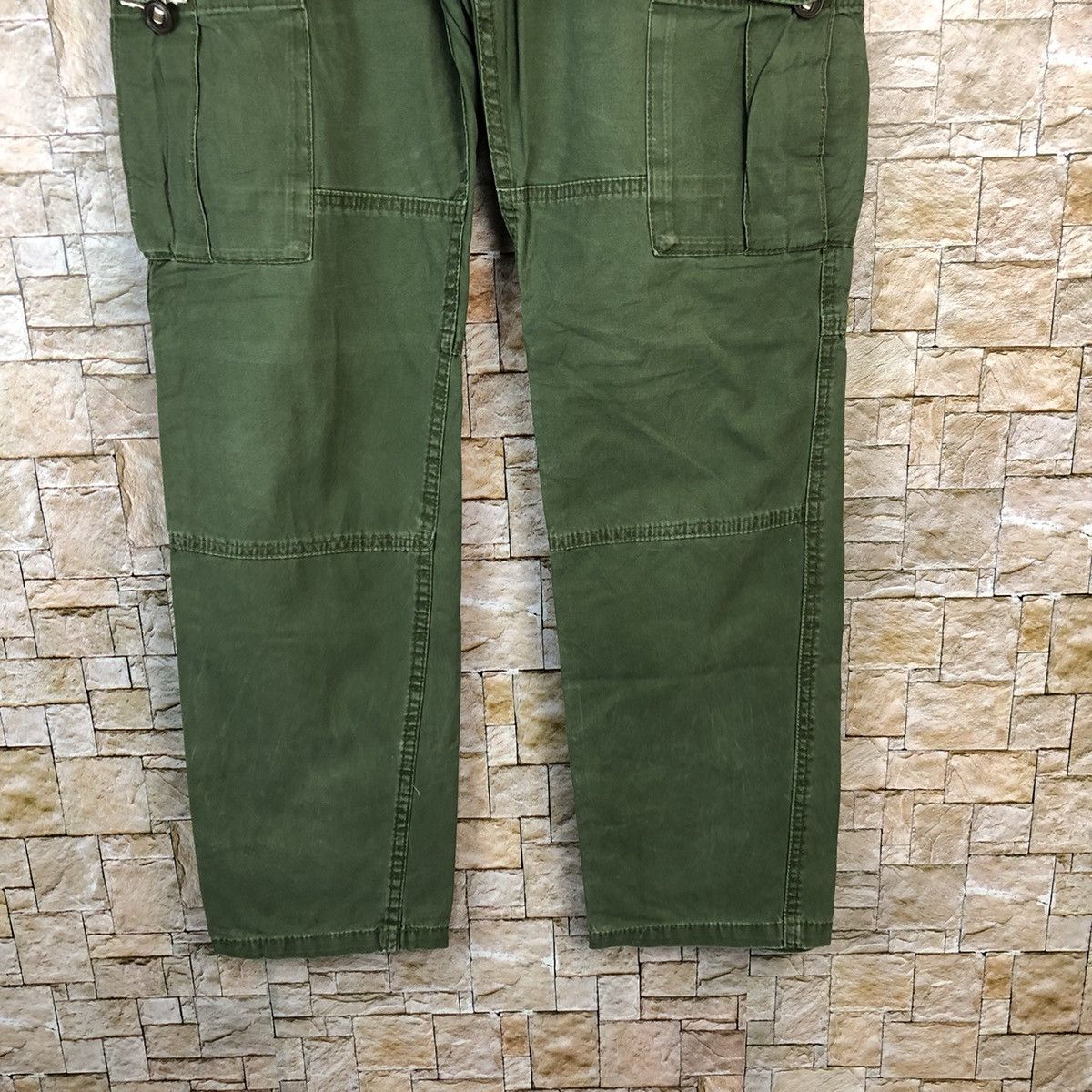 Japanese Brand Japanese Brand Green Cargo Multipocket Pants #A1164 Size US 32 / EU 48 - 6 Thumbnail